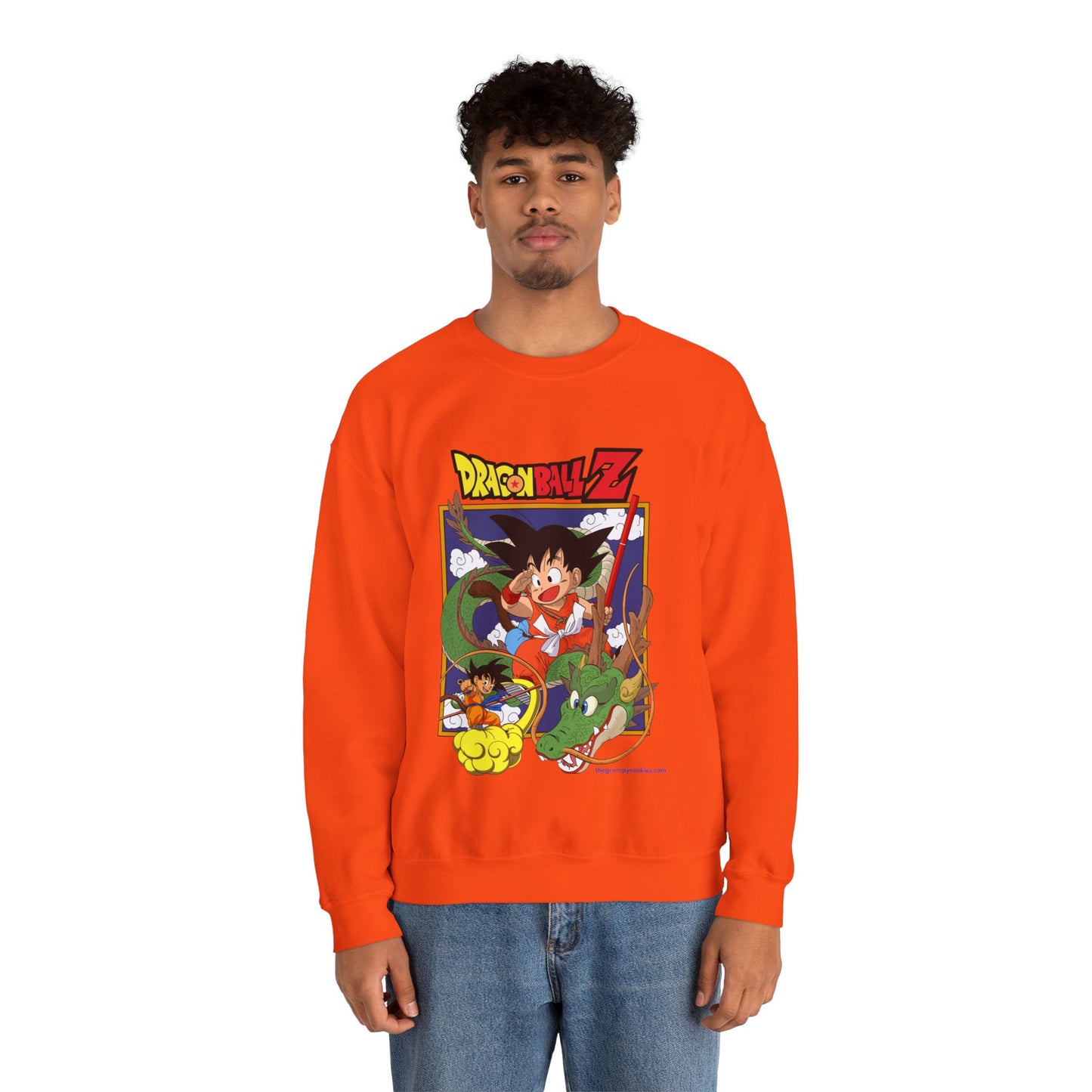 Dragon Ball - Old School DBZ Unisex Heavy Blend™ Crewneck Sweatshirt