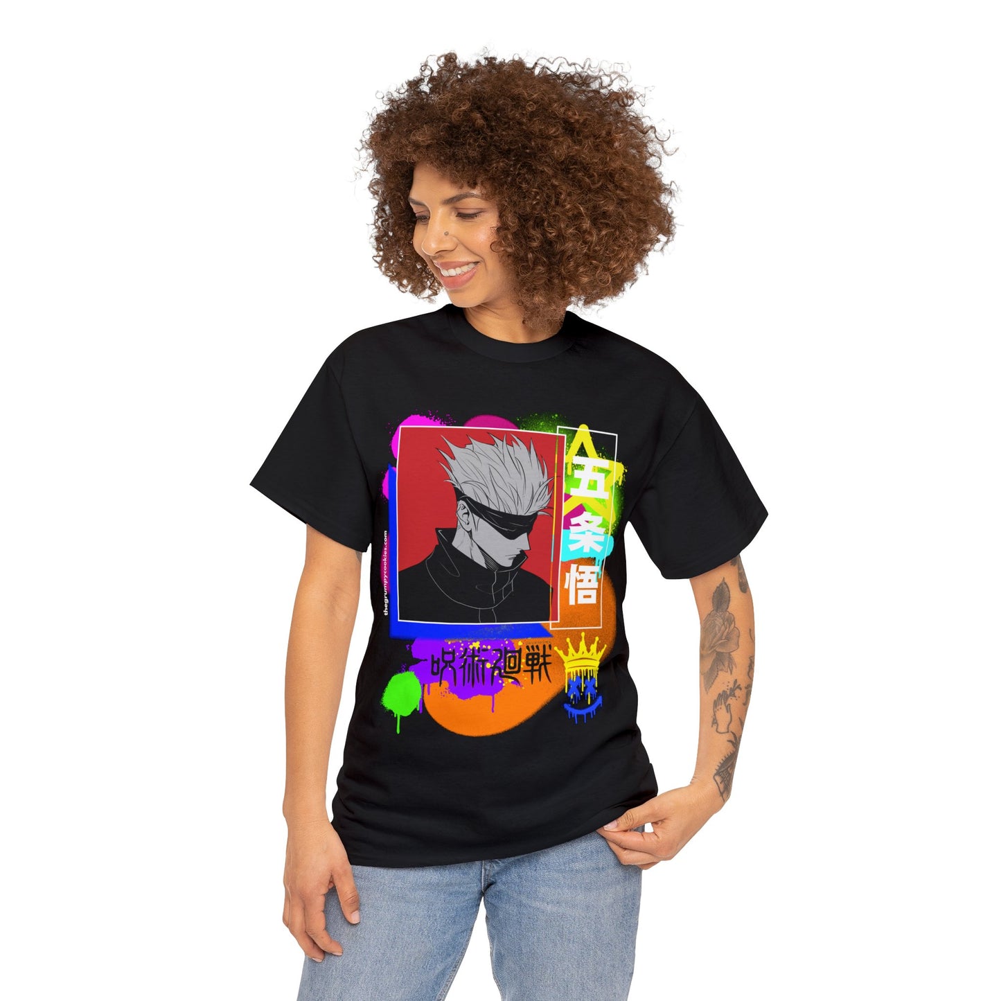 Jujutsu Kaisen - Emo Gojo Unisex Heavy Cotton Tee