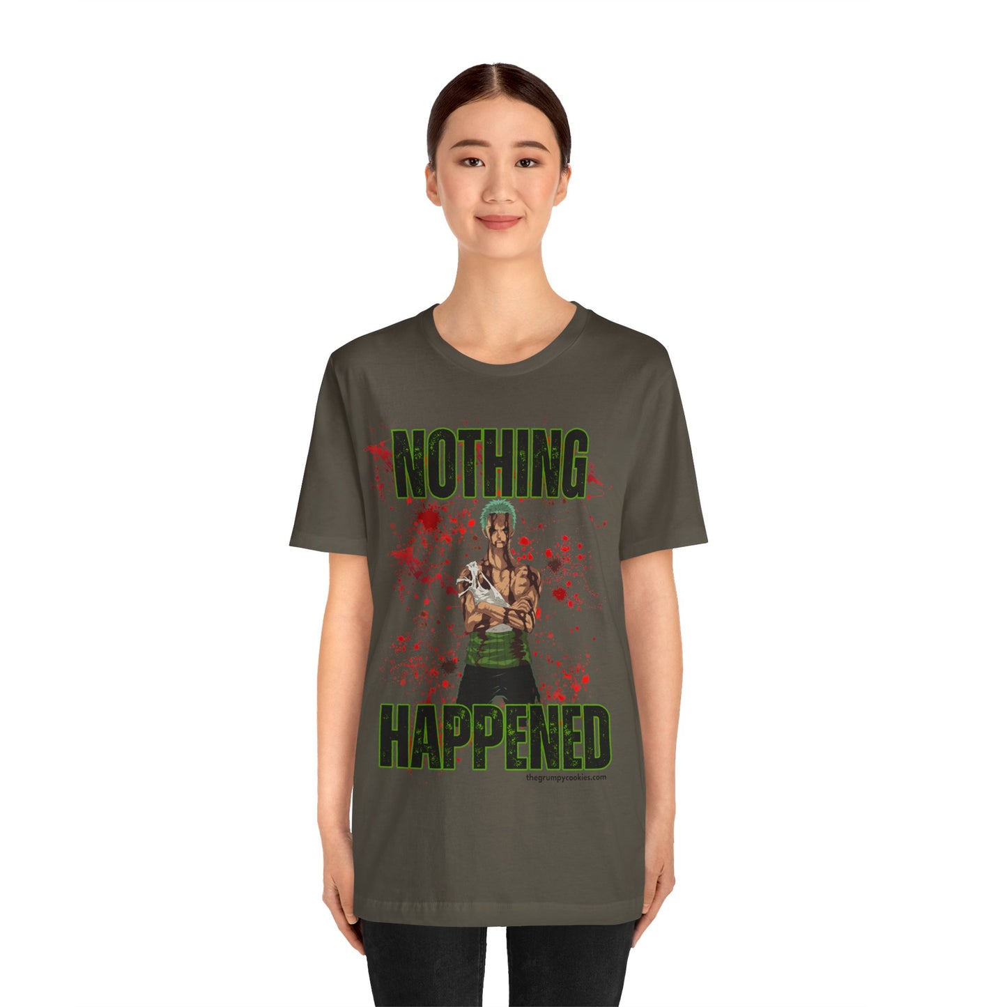One Piece - Nothing Happened Unisex Jersey Short Sleeve Tee