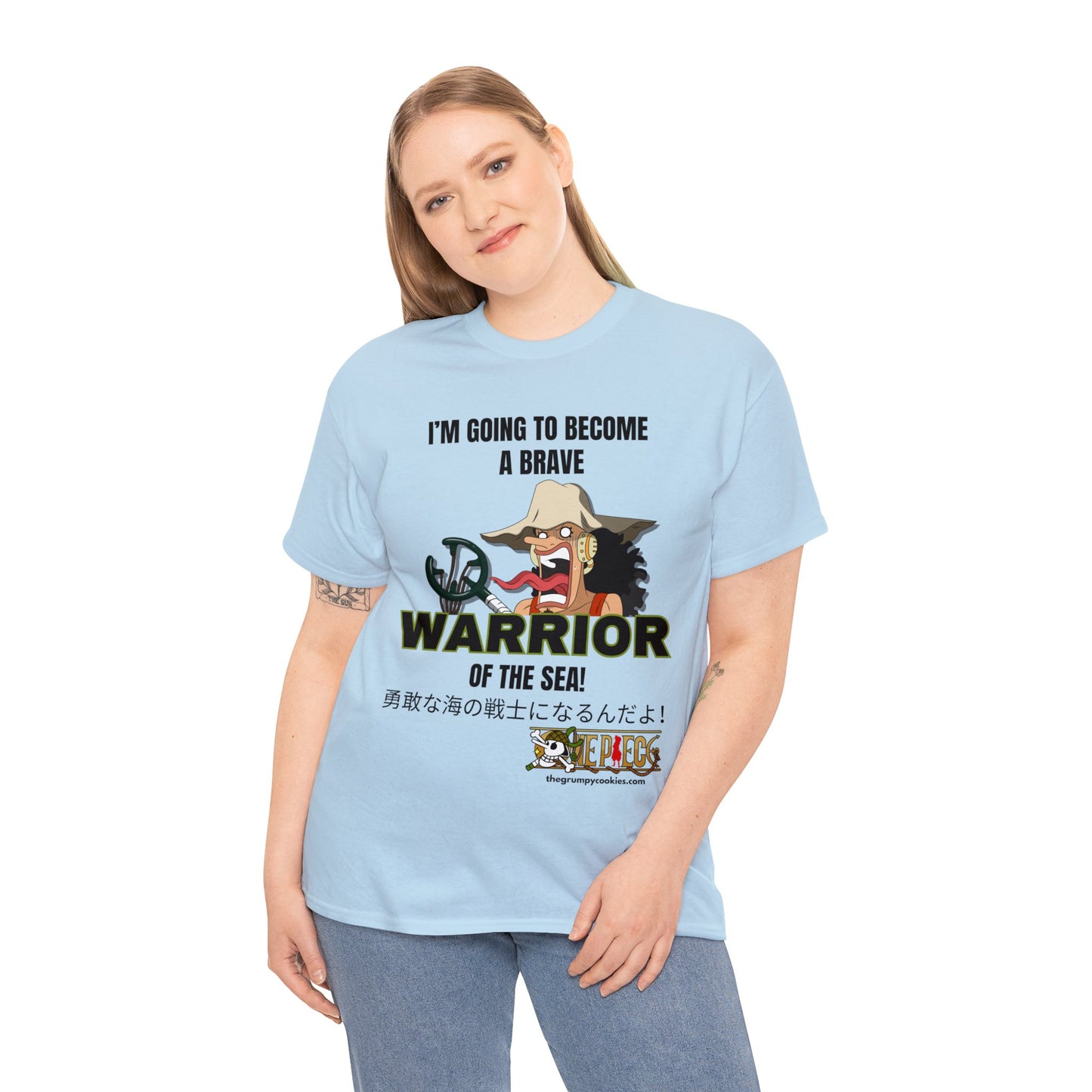 One Piece - Brave-ish Warrior of the Sea Unisex Heavy Cotton Tee