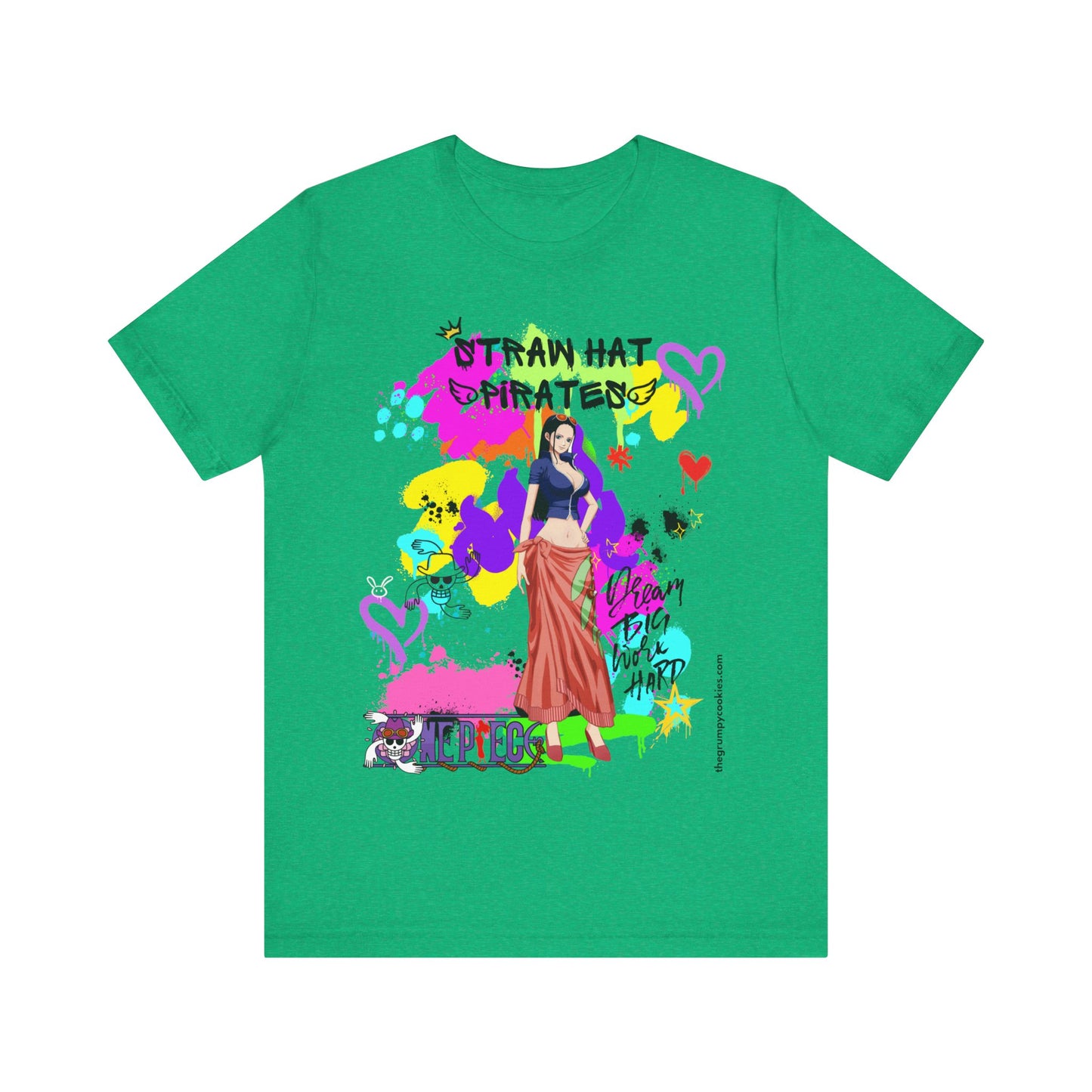 One Piece - Graffiti Robin Unisex Jersey Short Sleeve Tee