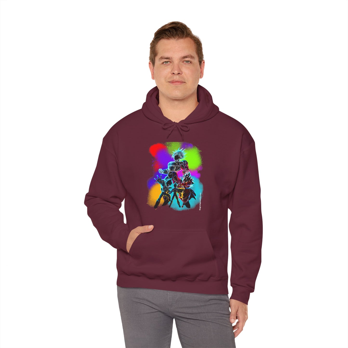 Dragon Ball - Technicolor Unisex Heavy Blend™ Hooded Sweatshirt