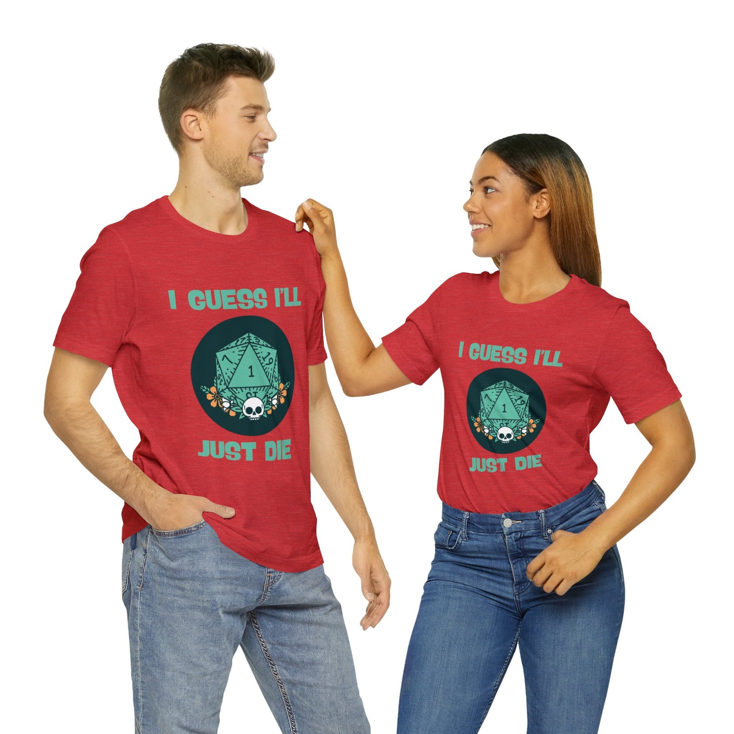 Dungeons & Dragons - Guess I'll Die Short Sleeve Tee