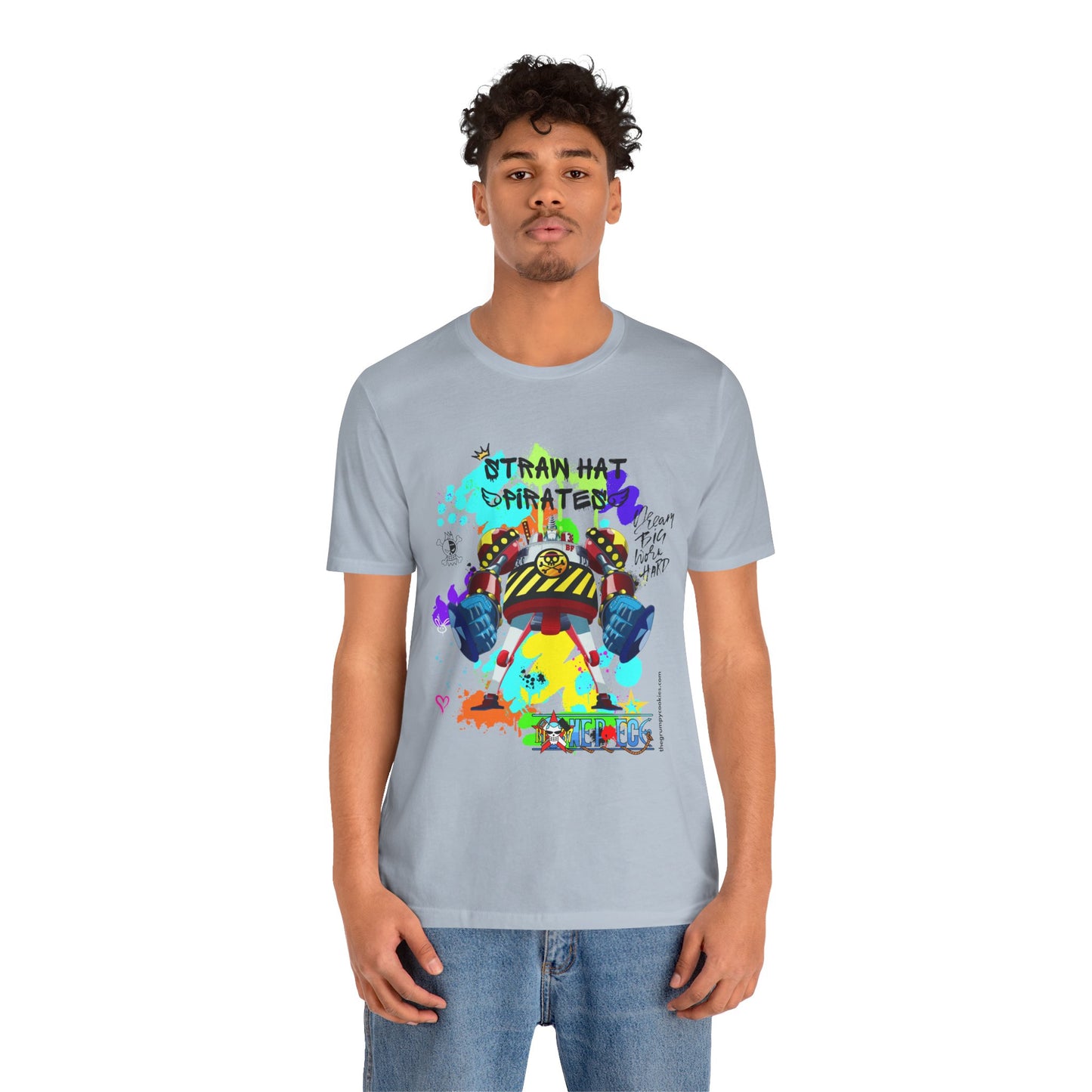 One Piece - Graffiti General Franky Unisex Jersey Short Sleeve Tee