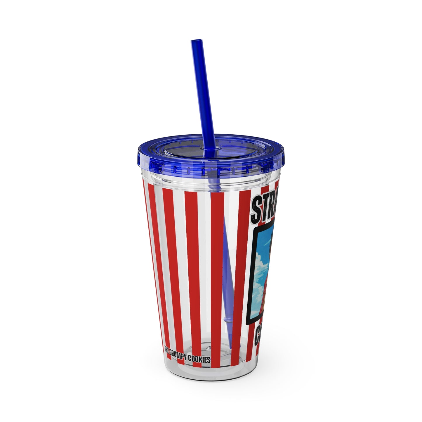 Straw Hat Coffee - Captain Luffy Sunsplash Tumbler with Straw, 16oz