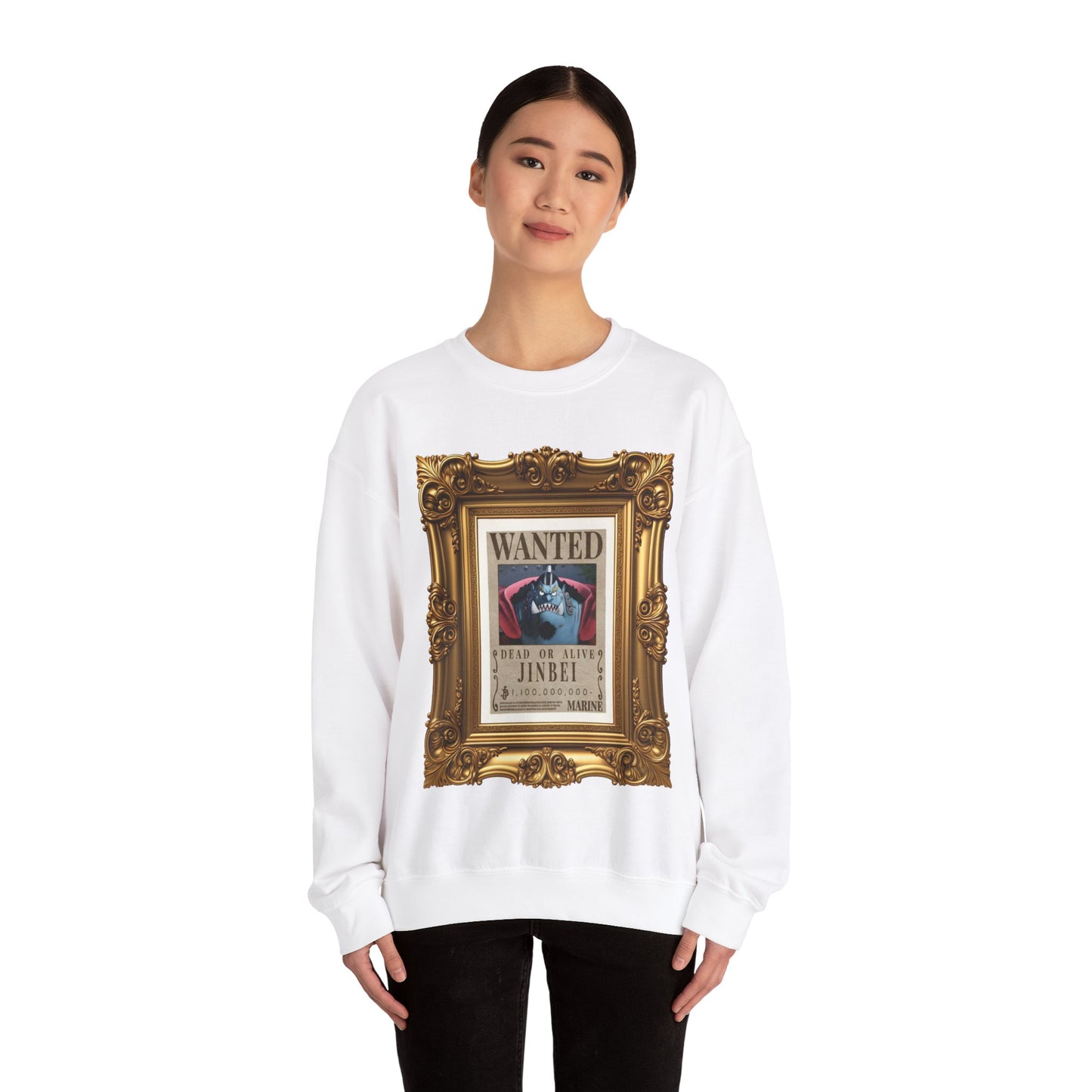 One Piece - Fine Art Jimbei Unisex Heavy Blend™ Crewneck Sweatshirt