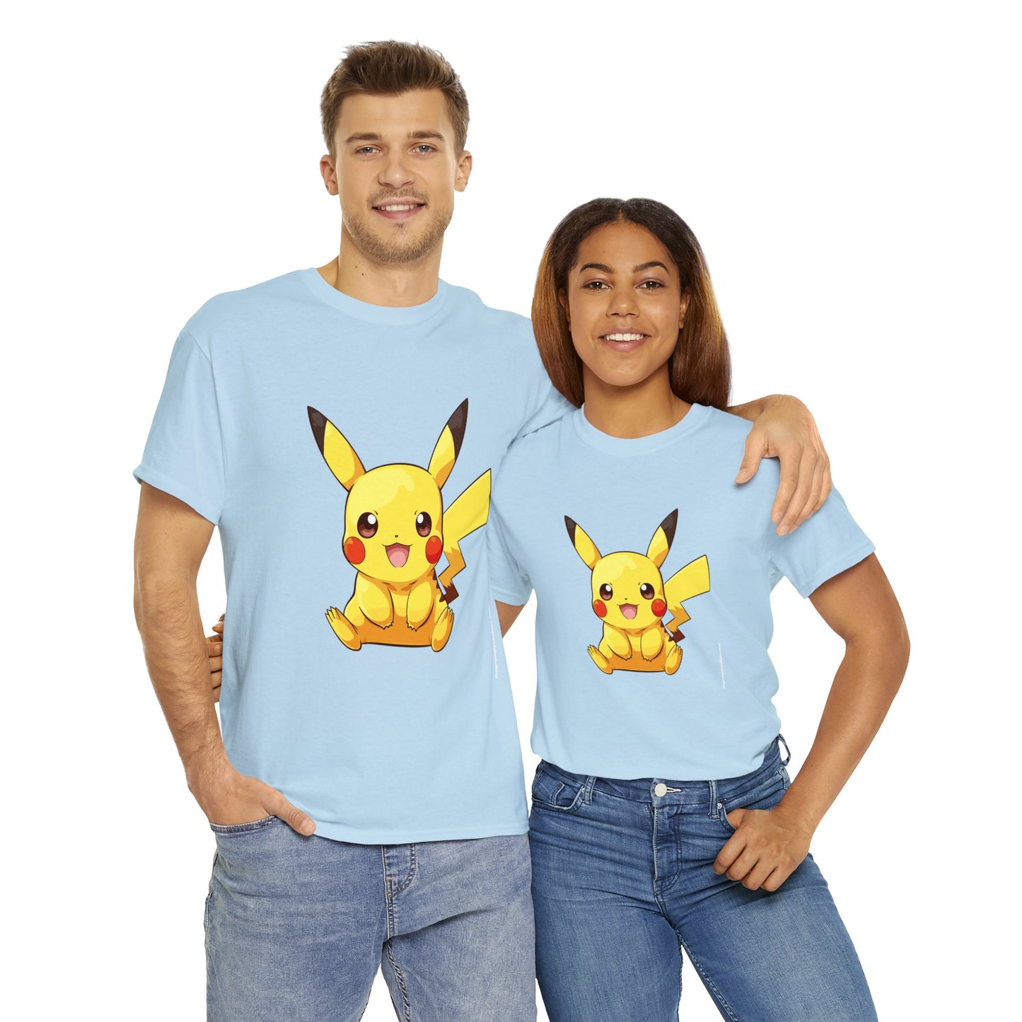 Pokemon - Pika P Unisex Heavy Cotton Tee