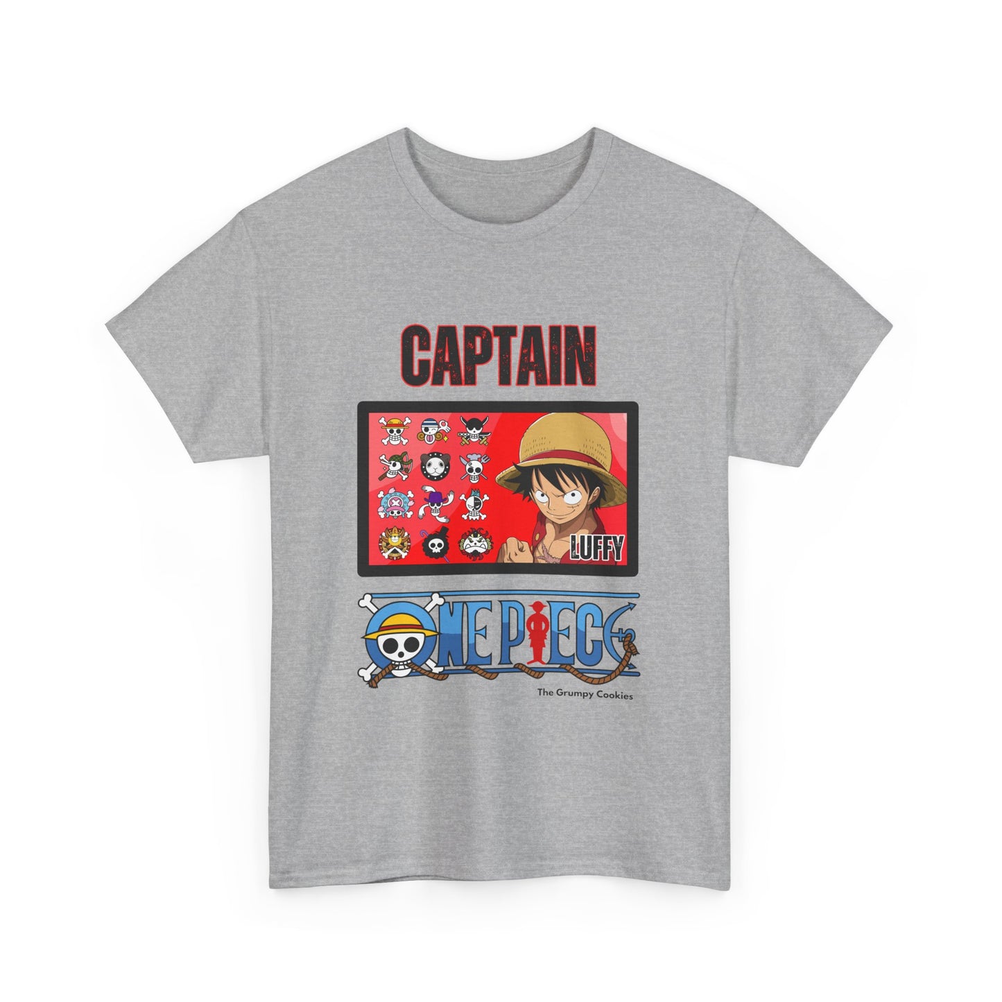 One Piece - Captain Luffy Unisex Heavy Cotton Tee