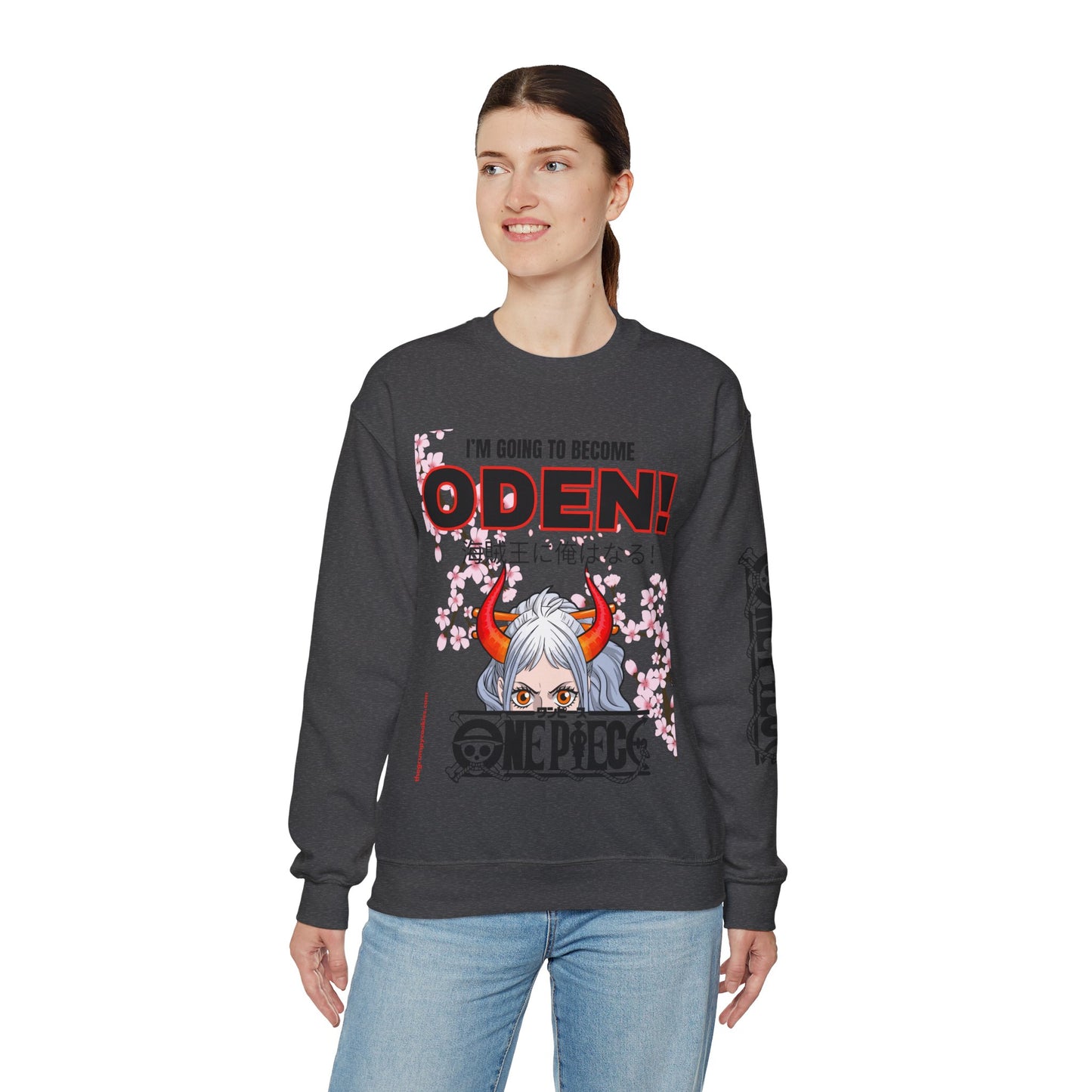 One Piece - I Will Be Oden Unisex Heavy Blend™ Crewneck Sweatshirt