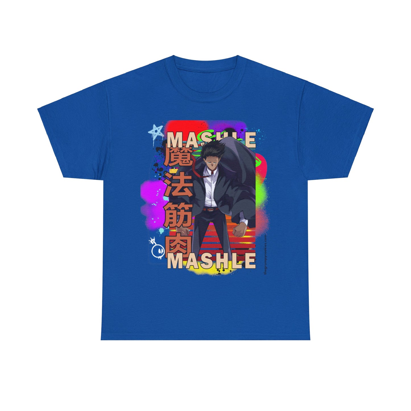 Mashle - Mash Burnedead Graffiti Unisex Heavy Cotton Tee