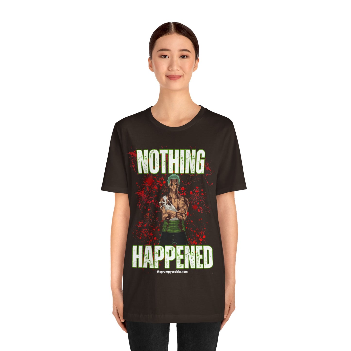 One Piece - Nothing Happened Unisex Jersey Short Sleeve Tee