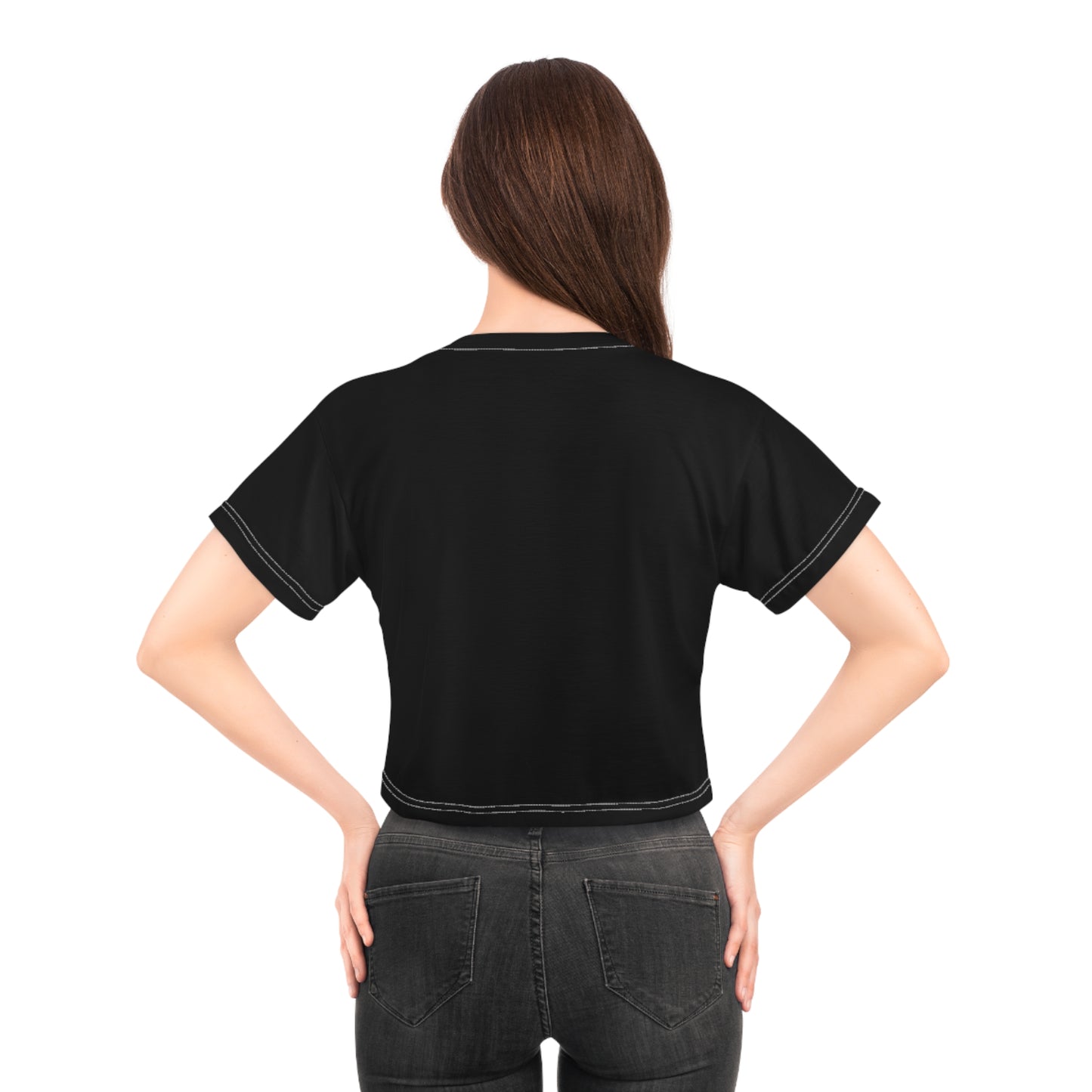 Dungeons & Dragons - Guess I'll Die Black Crop Tee