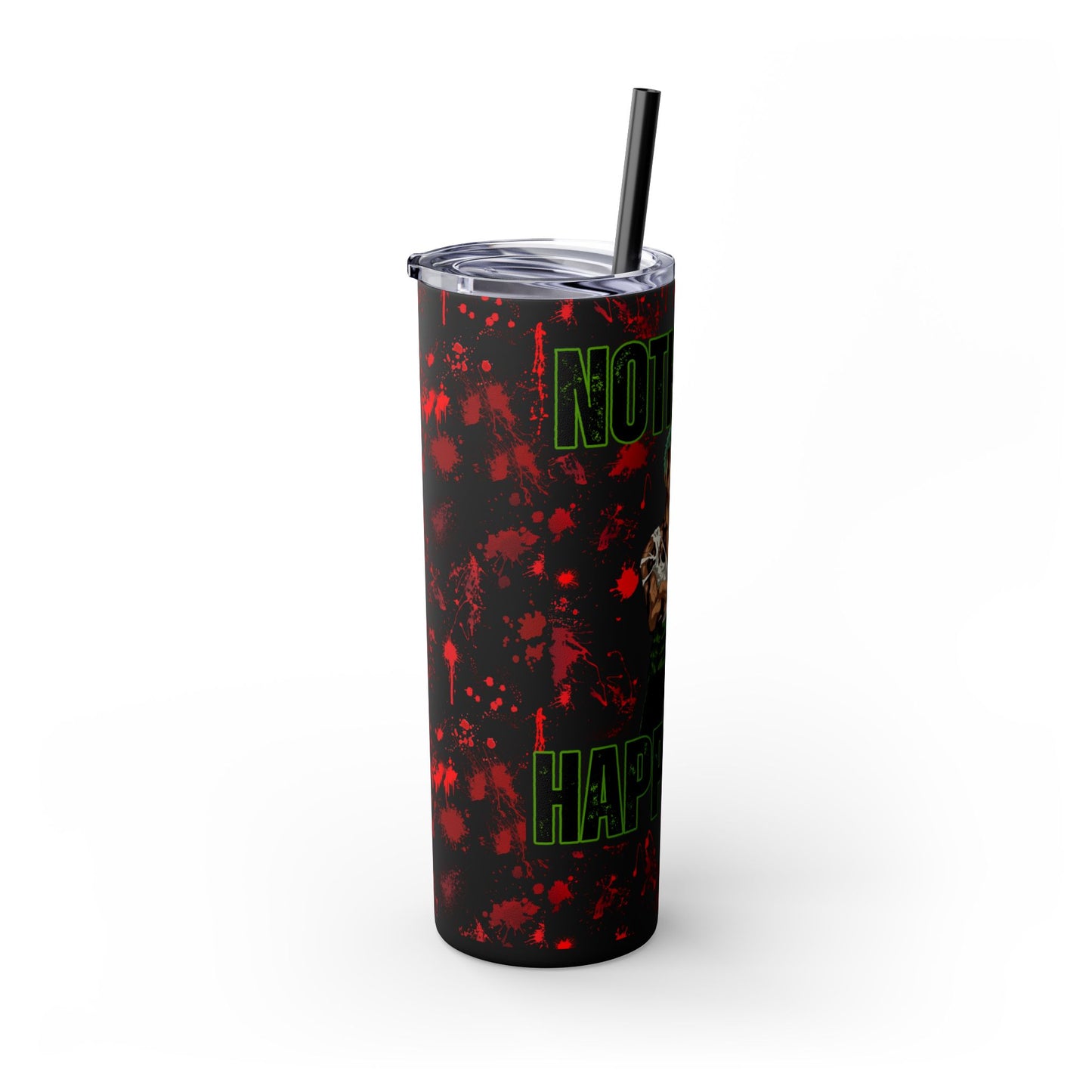 One Piece - Zoro Nothing Happened Skinny Tumbler with Straw, 20oz