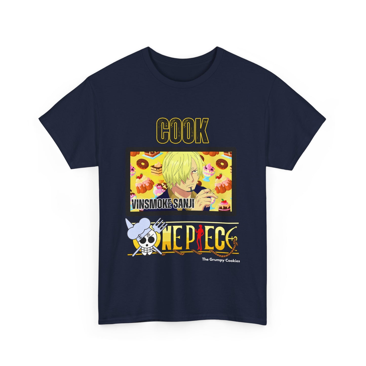 One Piece - Cook Sanji Unisex Heavy Cotton Tee