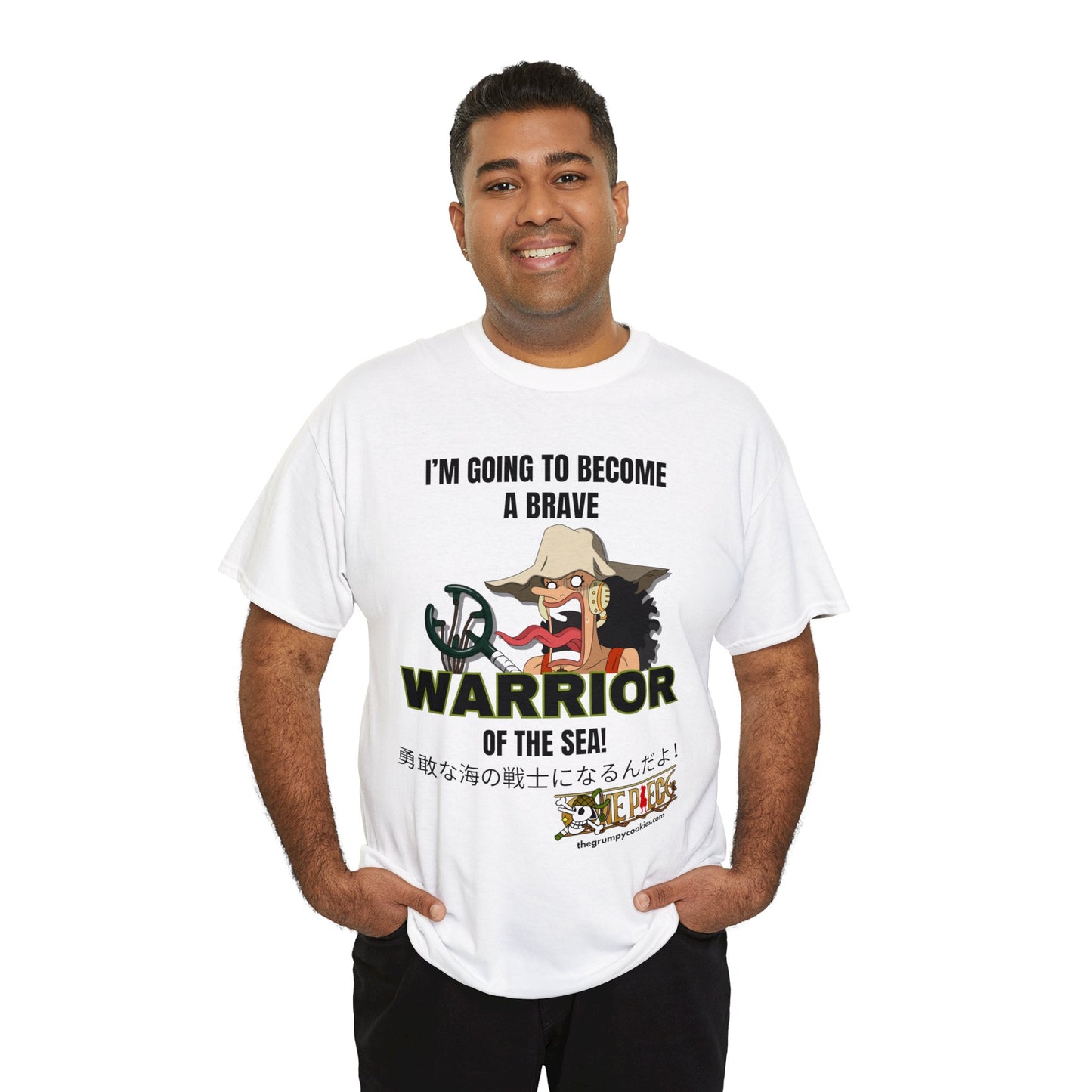 One Piece - Brave-ish Warrior of the Sea Unisex Heavy Cotton Tee