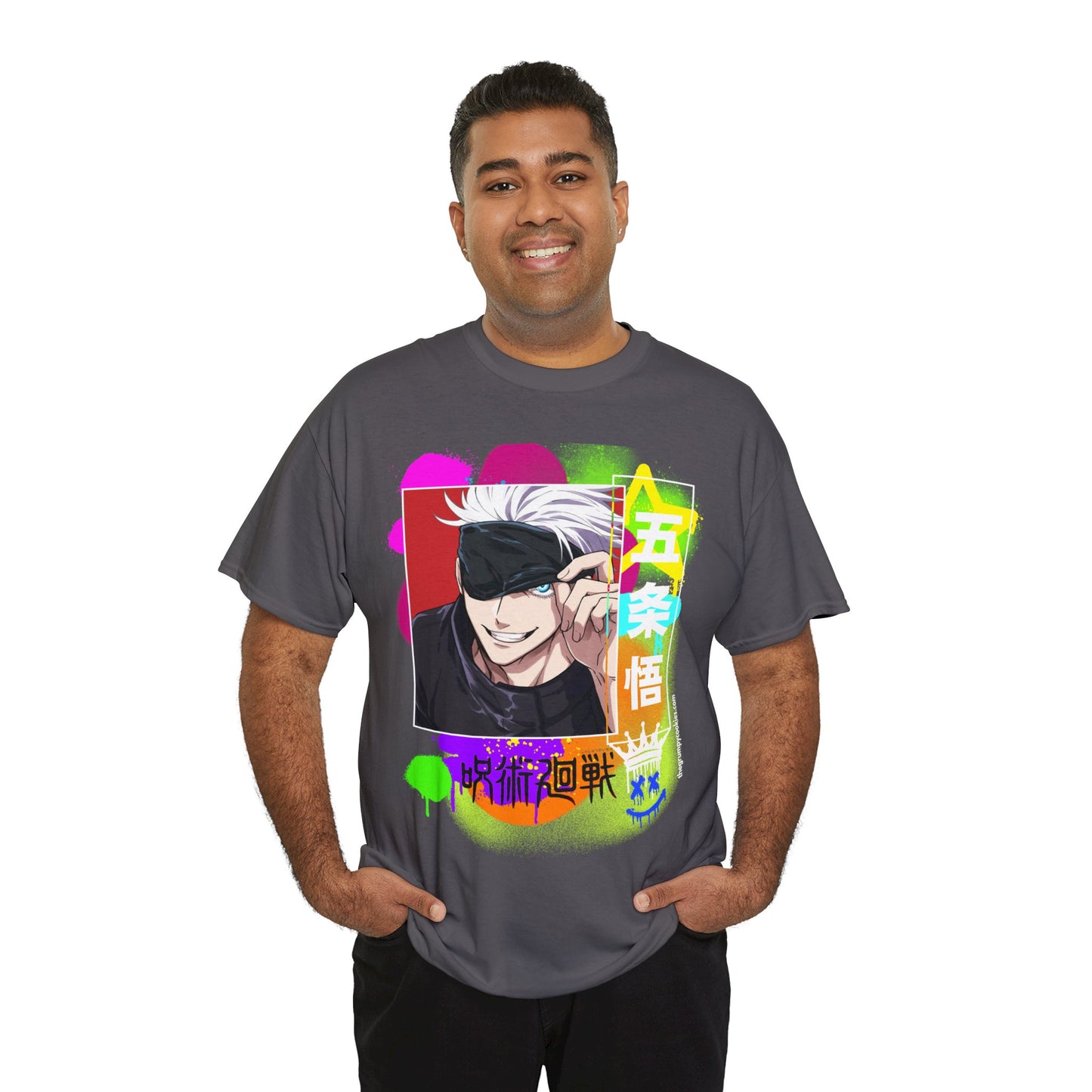 Jujutsu Kaisen - Peekaboo Gojo Unisex Heavy Cotton Tee