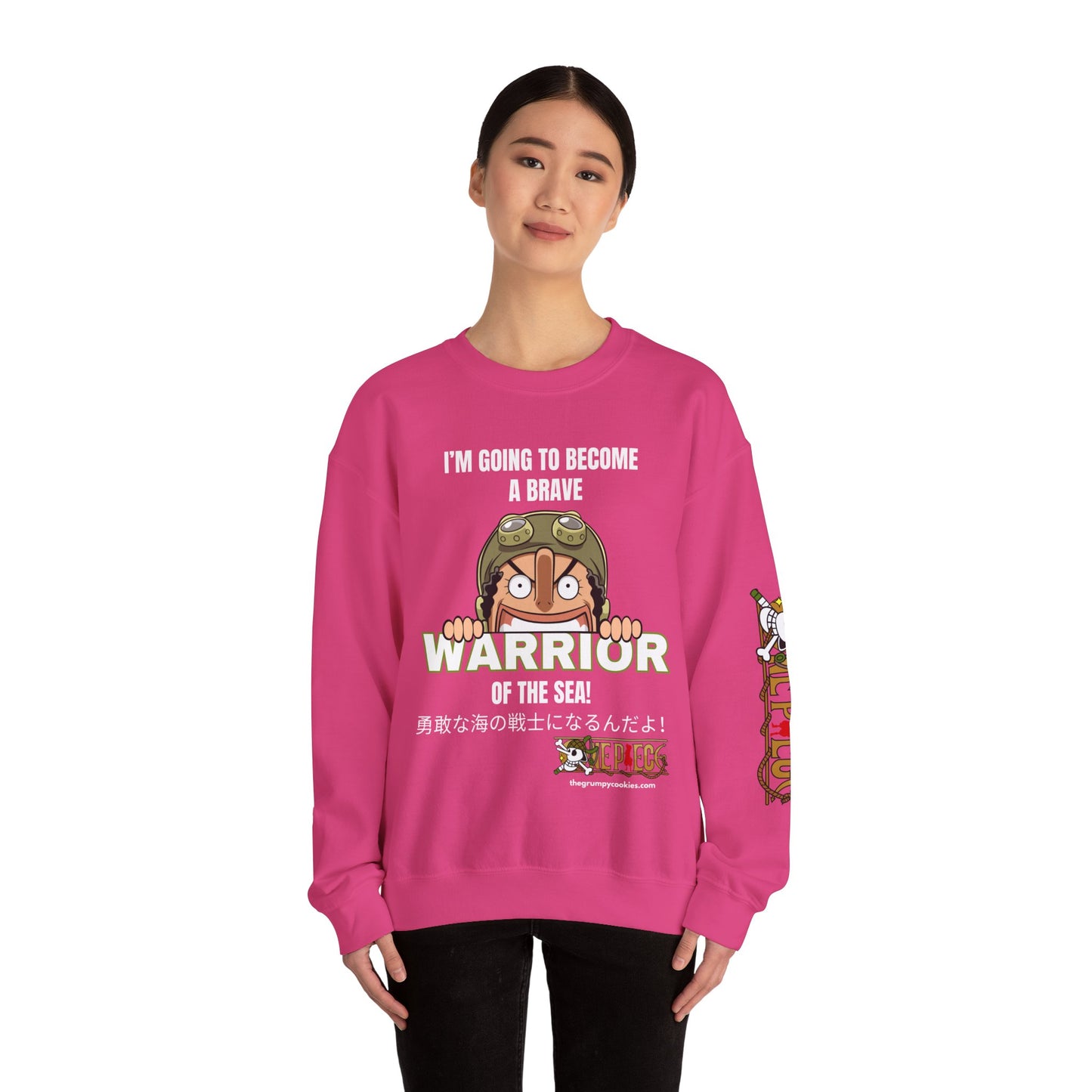 One Piece - Brave Warrior of the Sea Unisex Heavy Blend™ Crewneck Sweatshirt