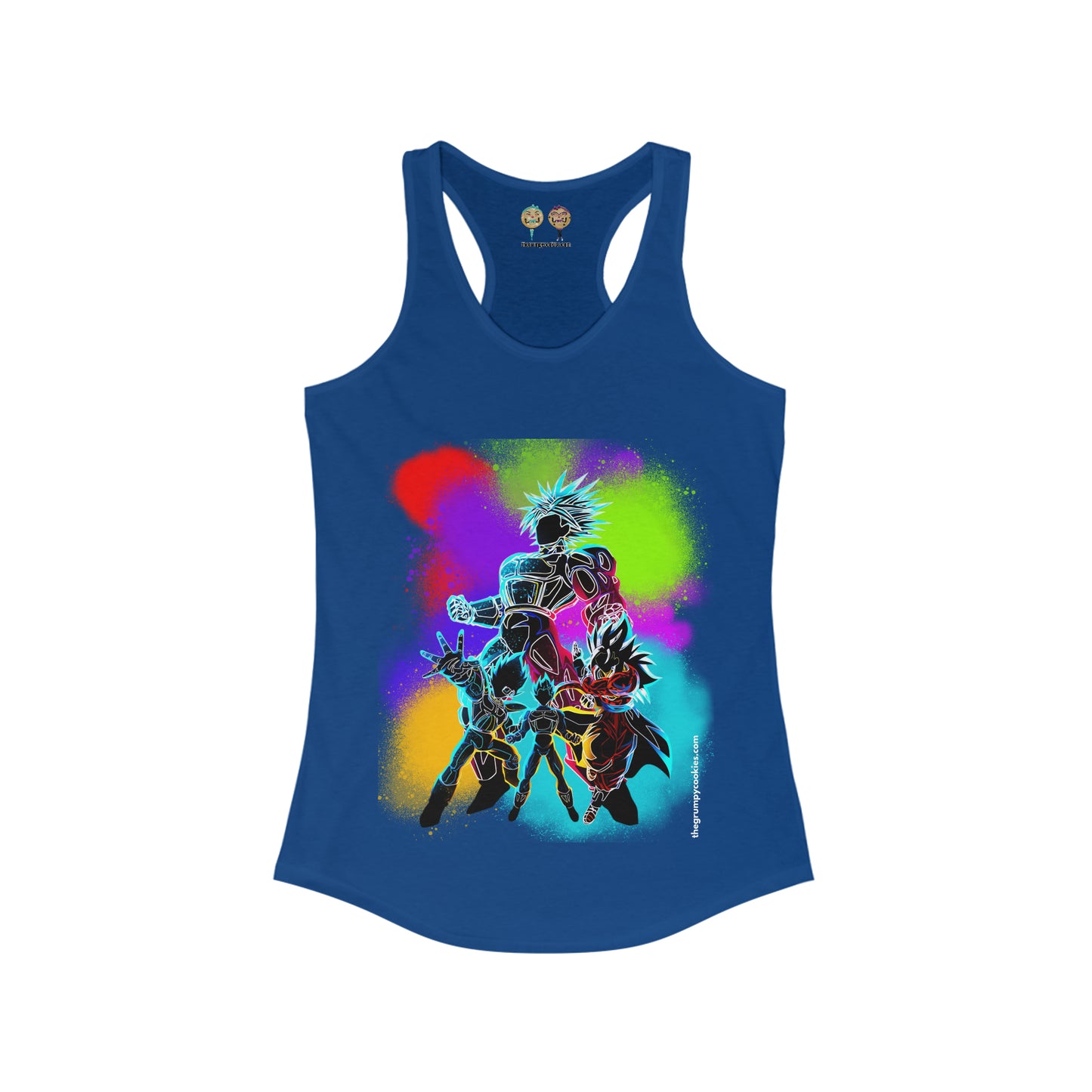 Dragon Ball - Technicolor Women's Ideal Racerback Tank