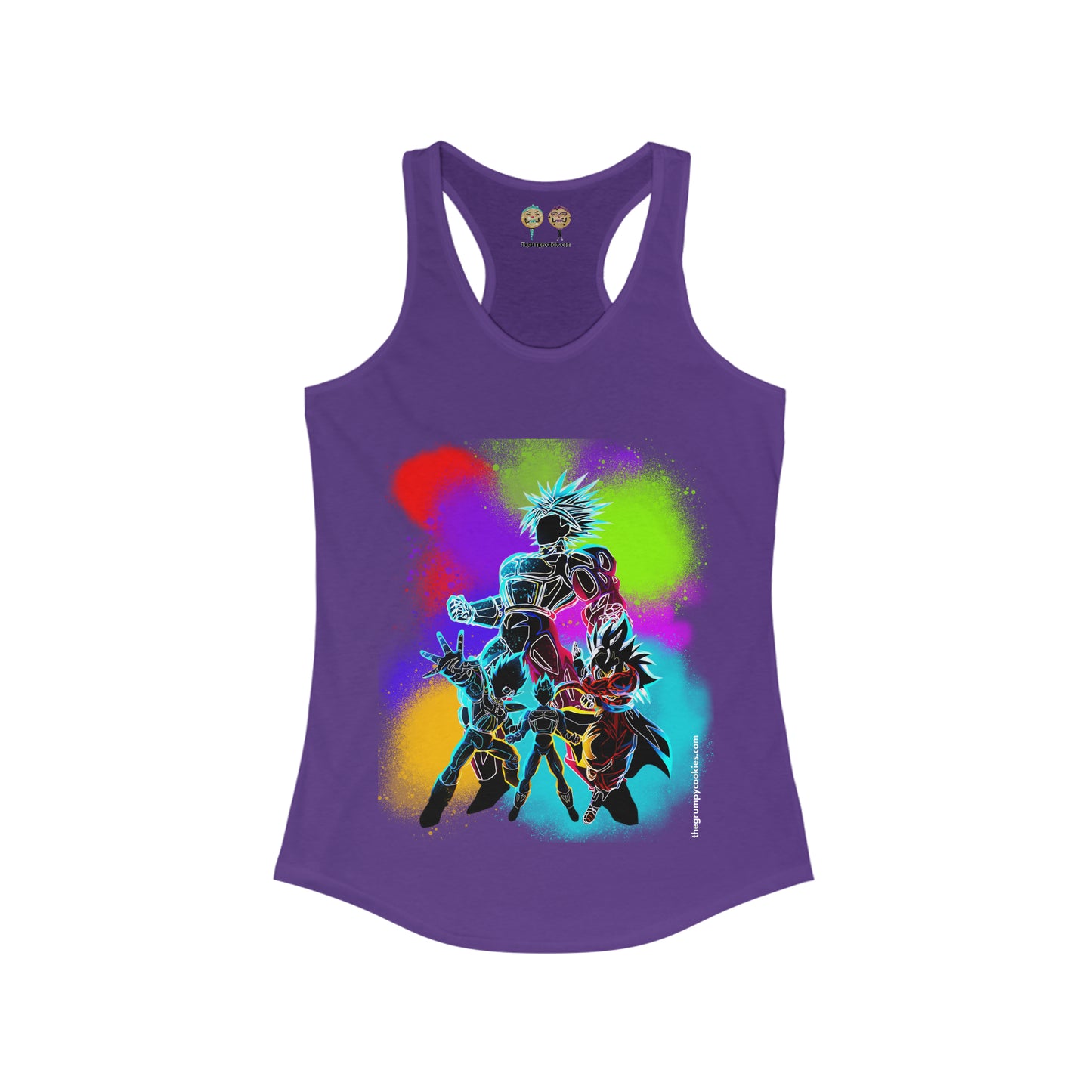 Dragon Ball - Technicolor Women's Ideal Racerback Tank