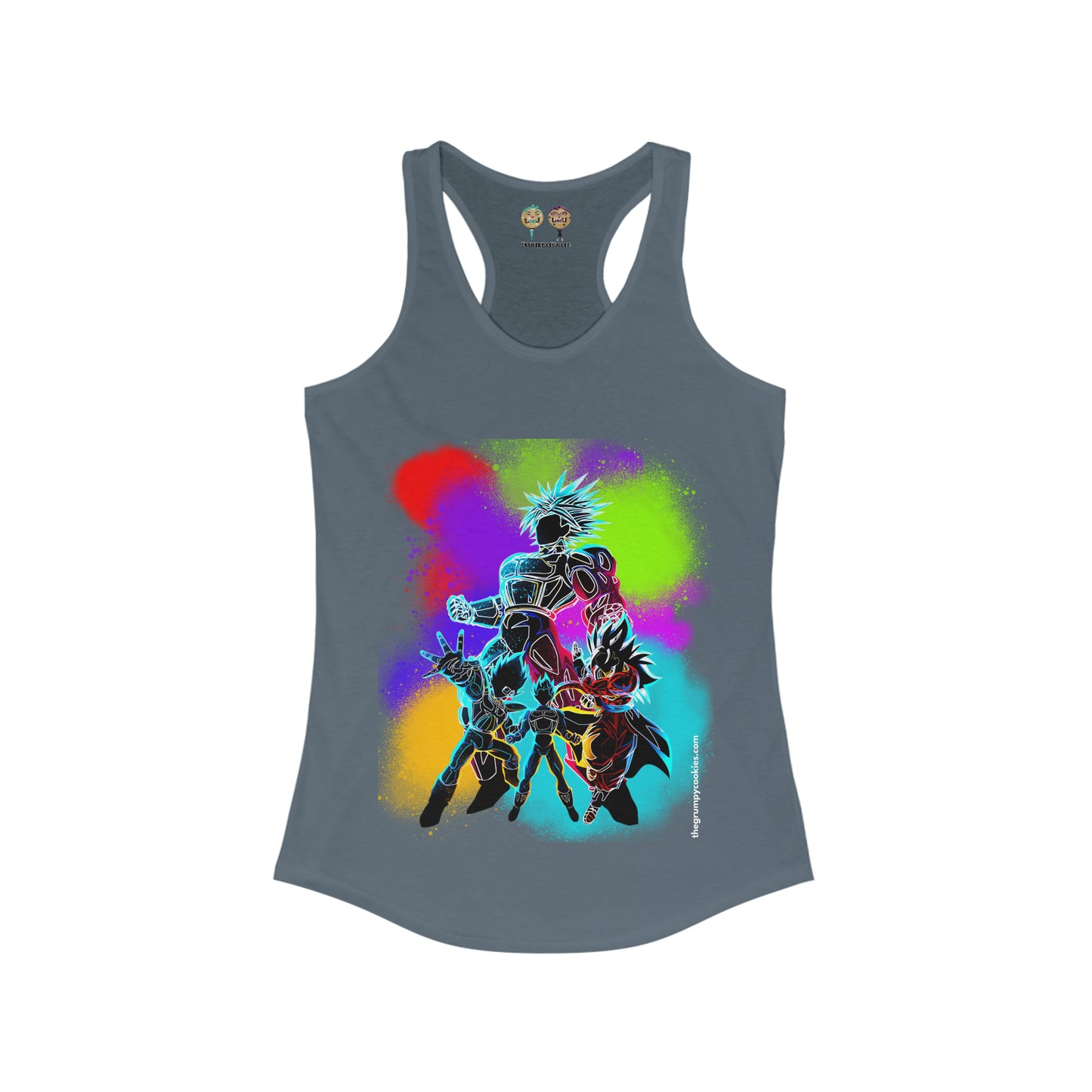 Dragon Ball - Technicolor Women's Ideal Racerback Tank
