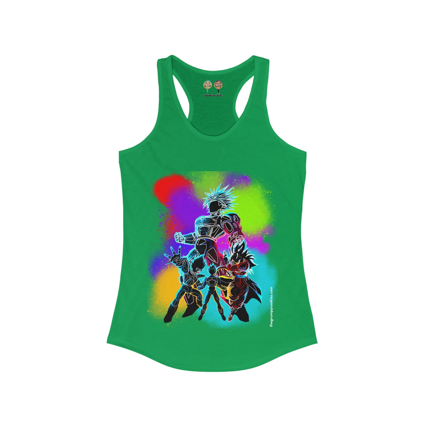 Dragon Ball - Technicolor Women's Ideal Racerback Tank