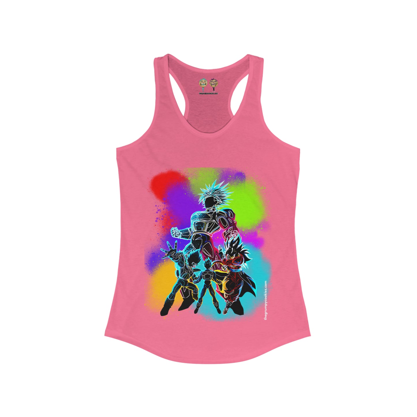 Dragon Ball - Technicolor Women's Ideal Racerback Tank