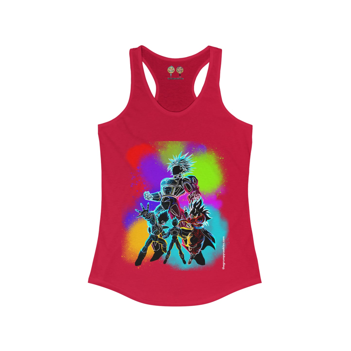 Dragon Ball - Technicolor Women's Ideal Racerback Tank