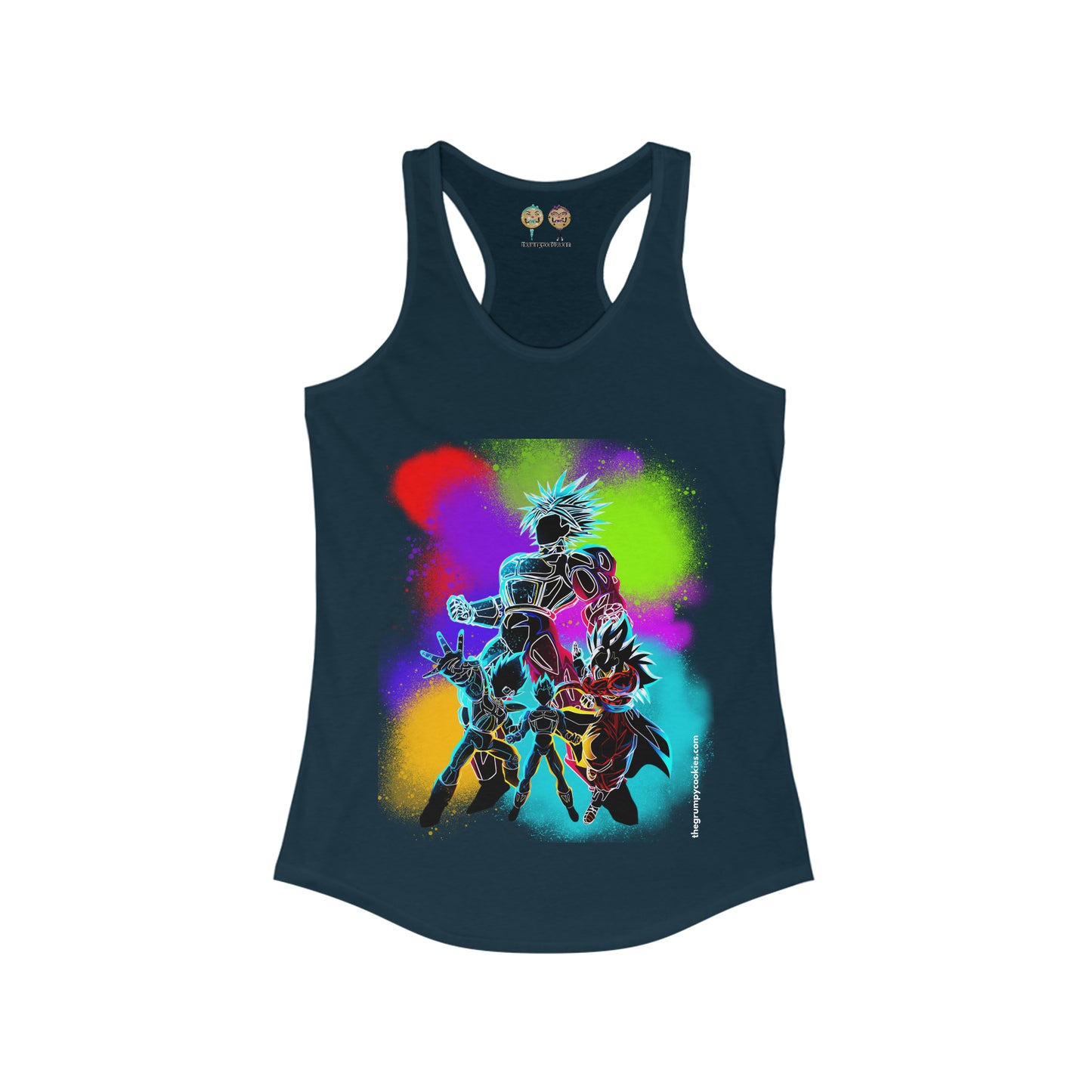 Dragon Ball - Technicolor Women's Ideal Racerback Tank