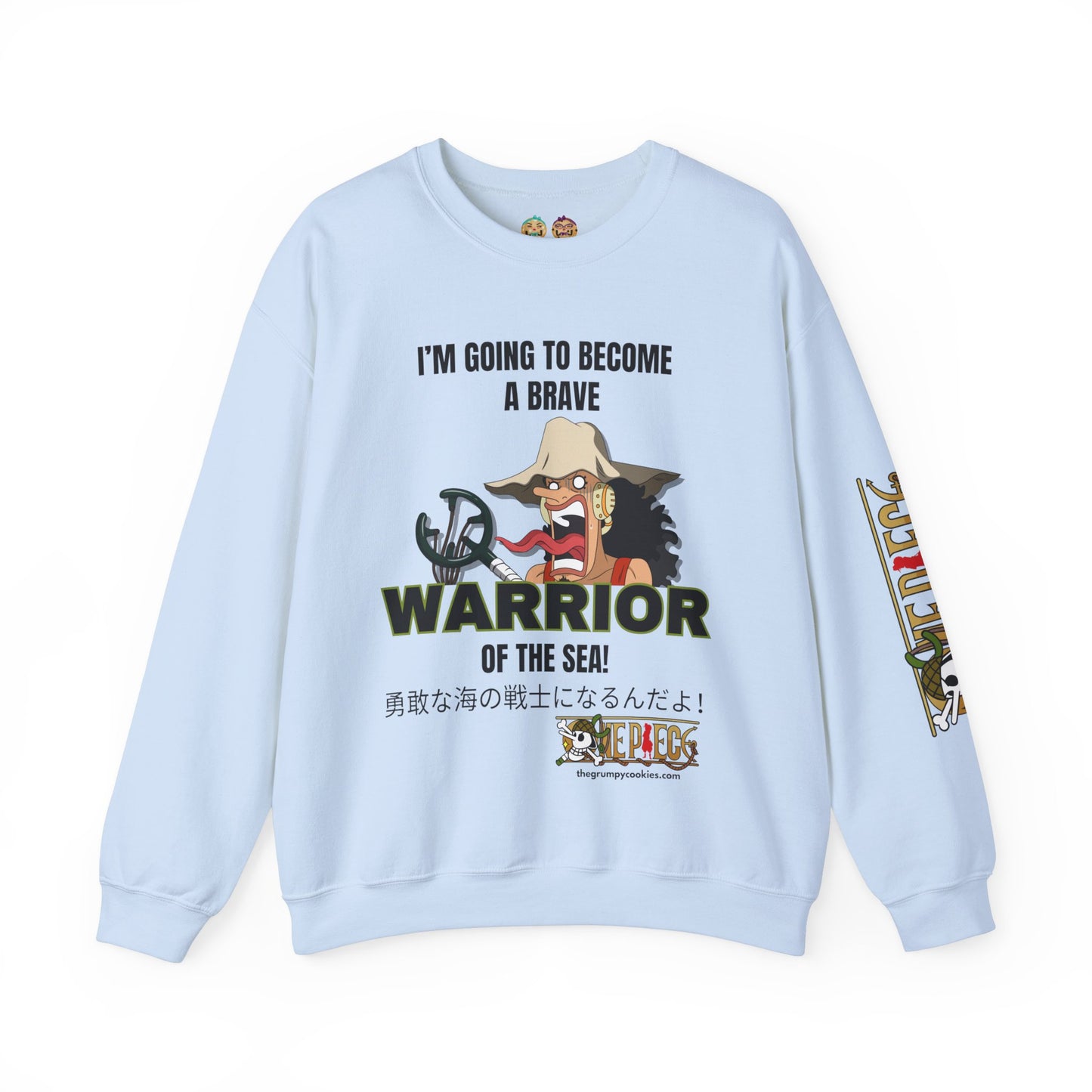 One Piece - Brave-ish Warrior of the Sea Unisex Heavy Blend™ Crewneck Sweatshirt