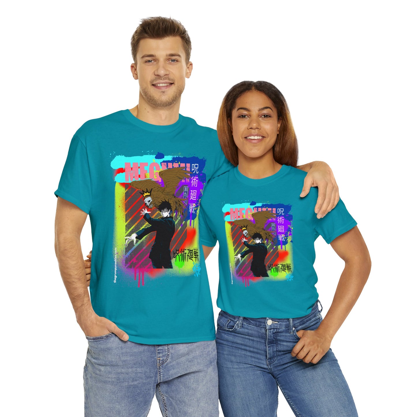 Jujutsu Kaisen - Megumi & Nue Unisex Heavy Cotton Tee