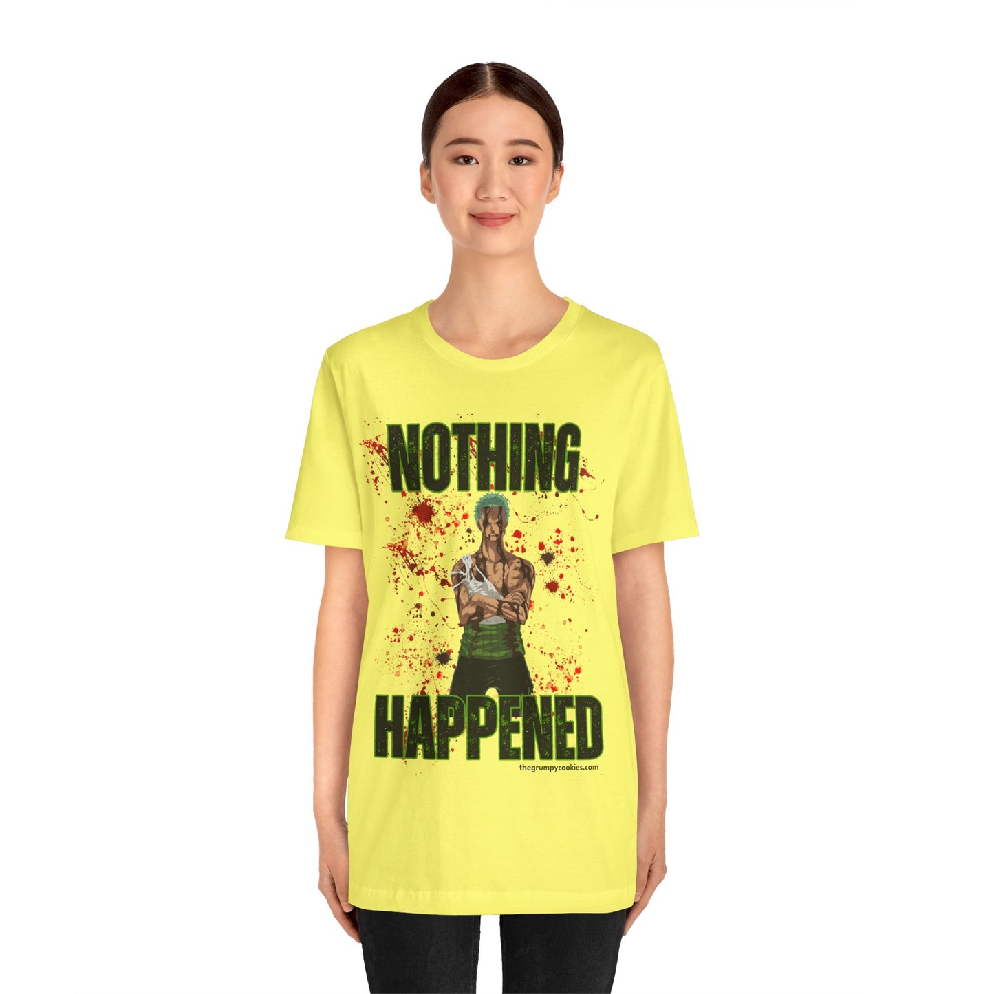 One Piece - Nothing Happened Unisex Jersey Short Sleeve Tee