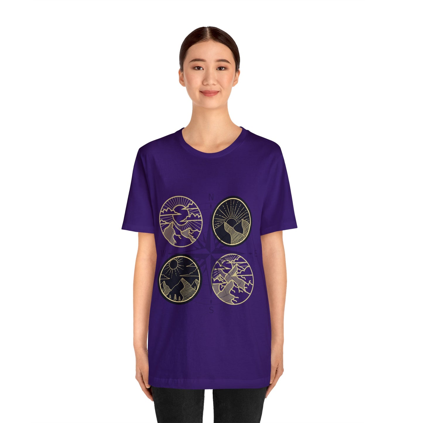 The Grumpy Cookies - Compass Short Sleeve Tee