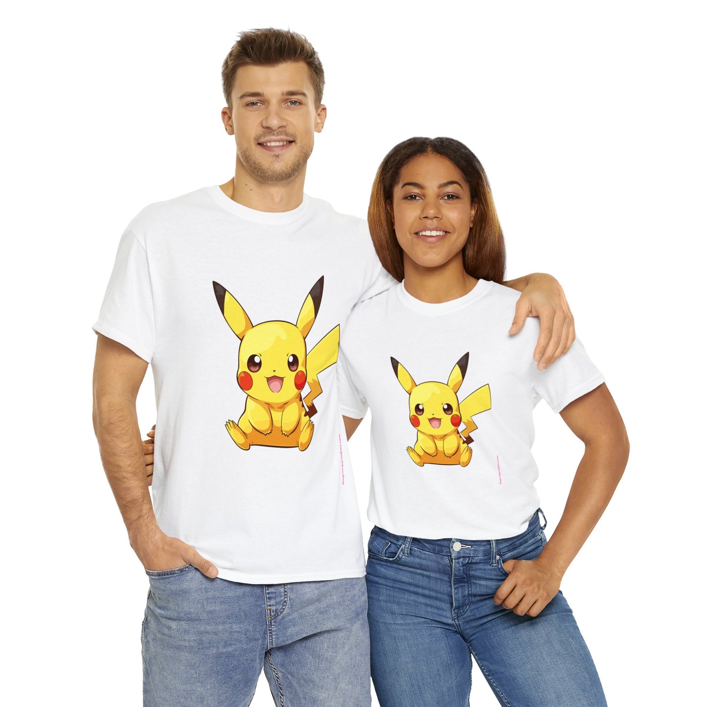 Pokemon - Pika P Unisex Heavy Cotton Tee