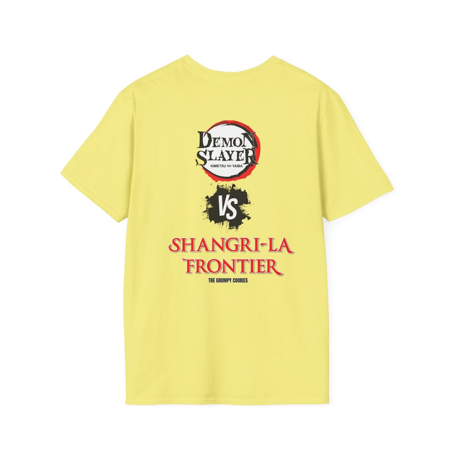 Shangri-la Frontier vs Demon Slayer- Boar Head vs Bird Brain Graphic Tee