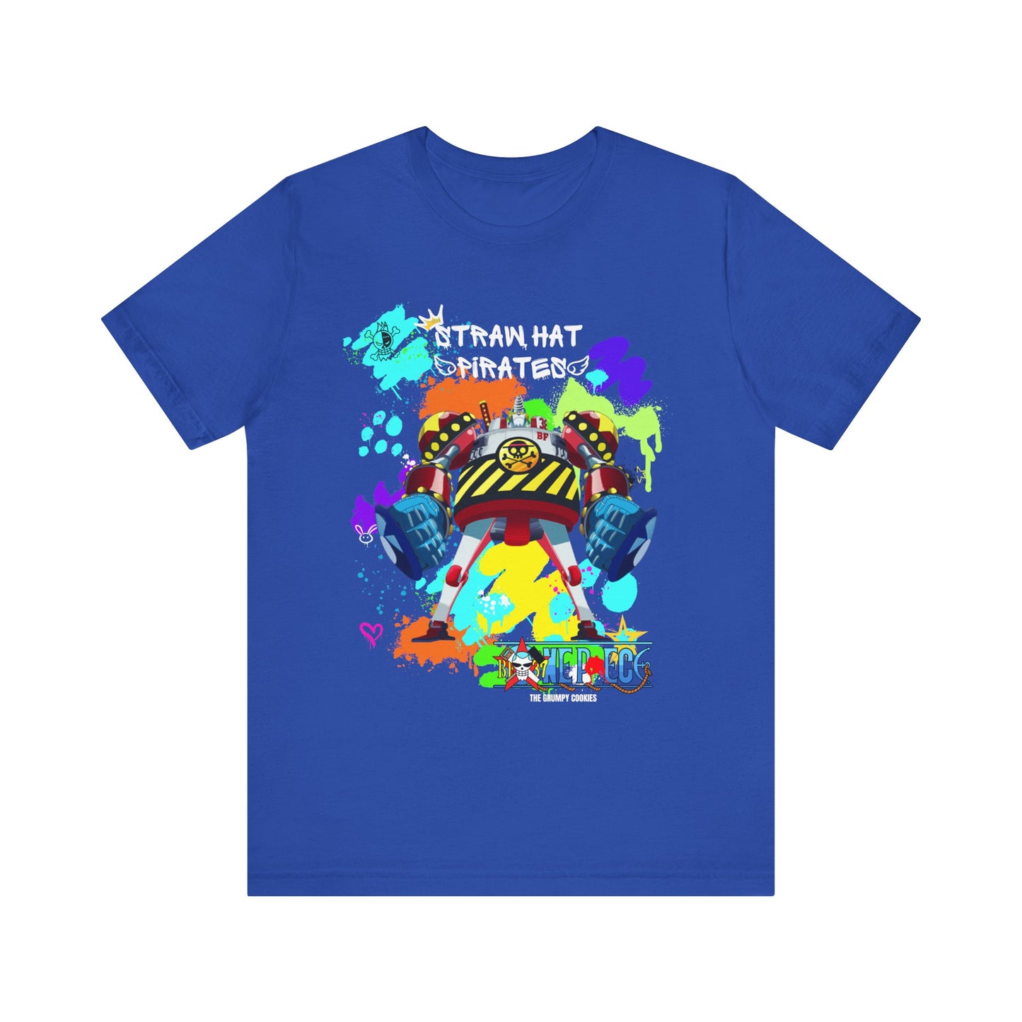 One Piece - Graffiti General Franky Unisex Jersey Short Sleeve Tee