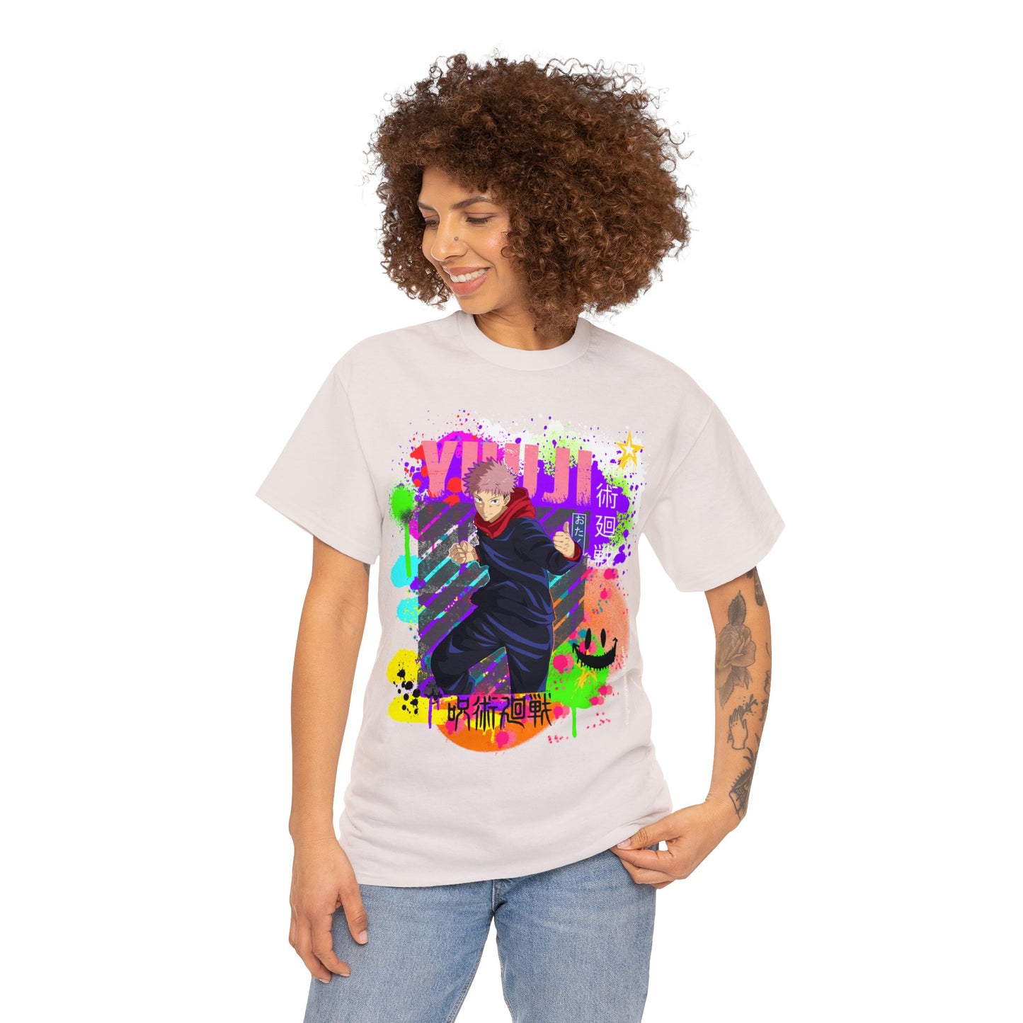 Jujutsu Kaisen - Yuji Says Bring It Unisex Heavy Cotton Tee