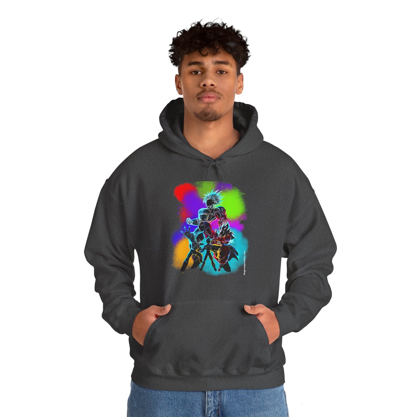 Dragon Ball - Technicolor Unisex Heavy Blend™ Hooded Sweatshirt