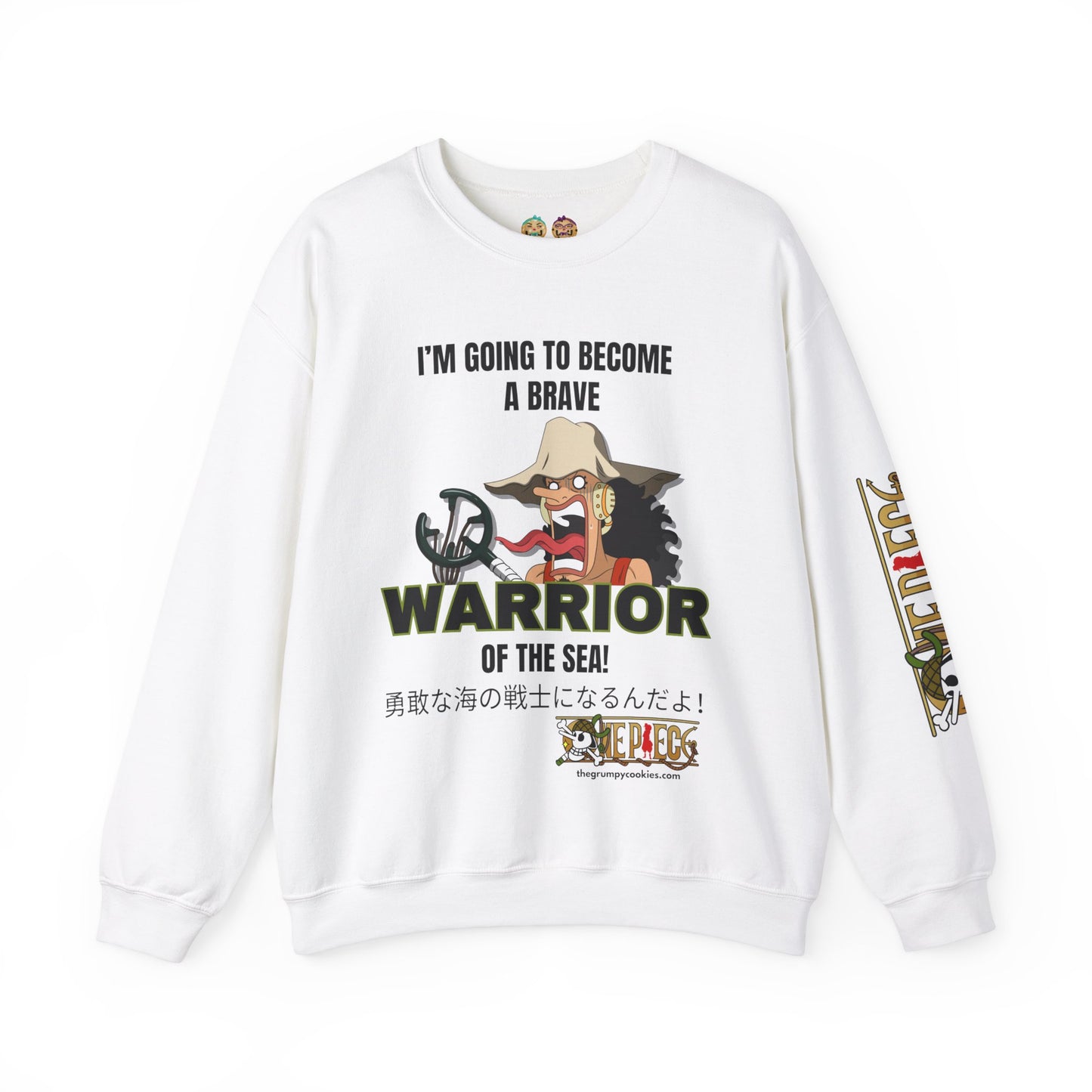 One Piece - Brave-ish Warrior of the Sea Unisex Heavy Blend™ Crewneck Sweatshirt