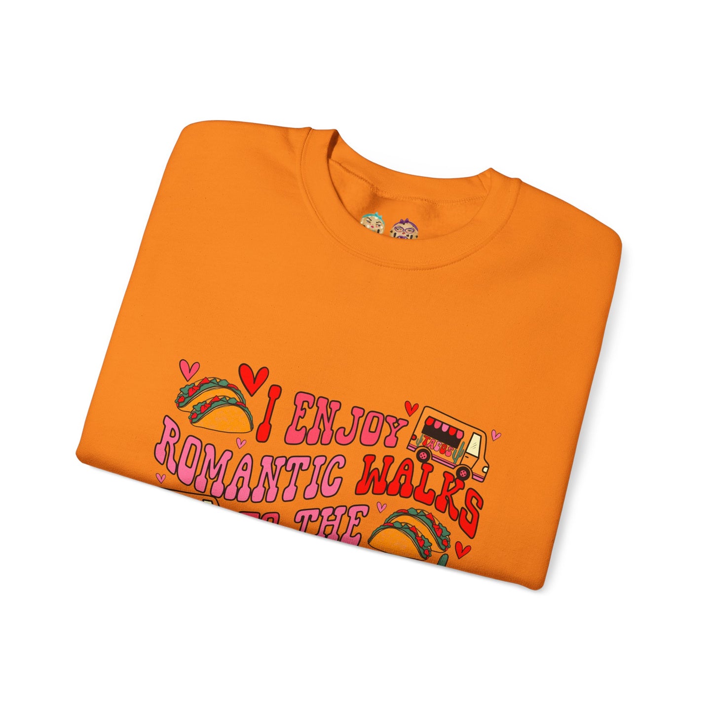 The Grumpy Cookies - Romance = Tacos Unisex Heavy Blend™ Crewneck Sweatshirt
