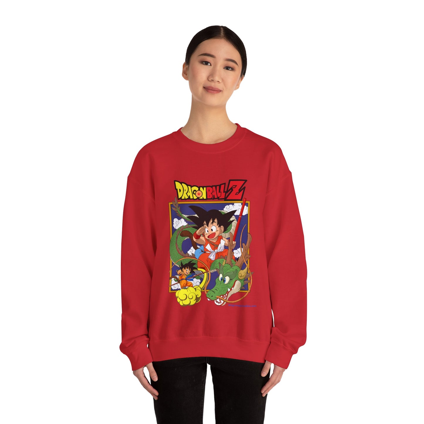 Dragon Ball - Old School DBZ Unisex Heavy Blend™ Crewneck Sweatshirt