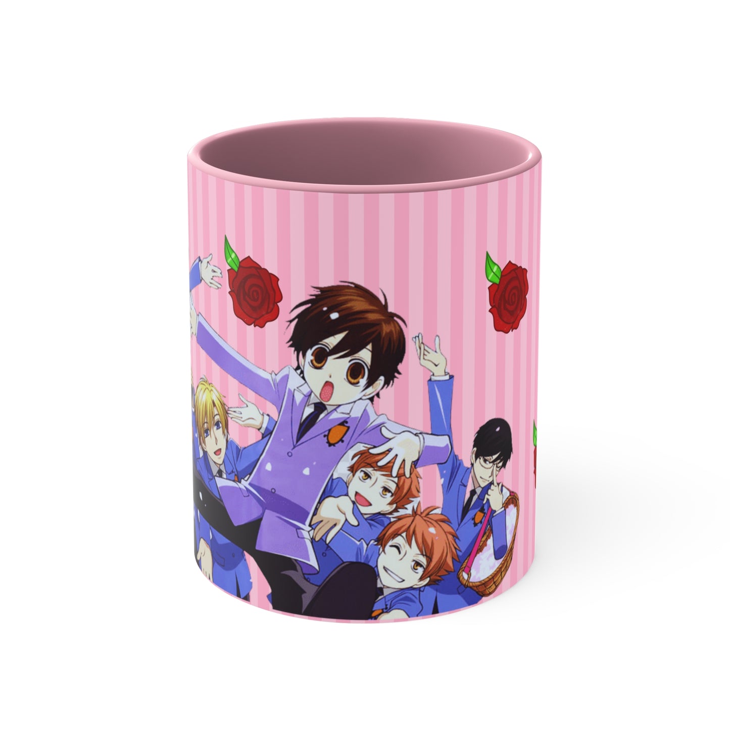 Ouran High School Host Club - Kiss Kiss Fall in Love Accent Coffee Mug, 11oz