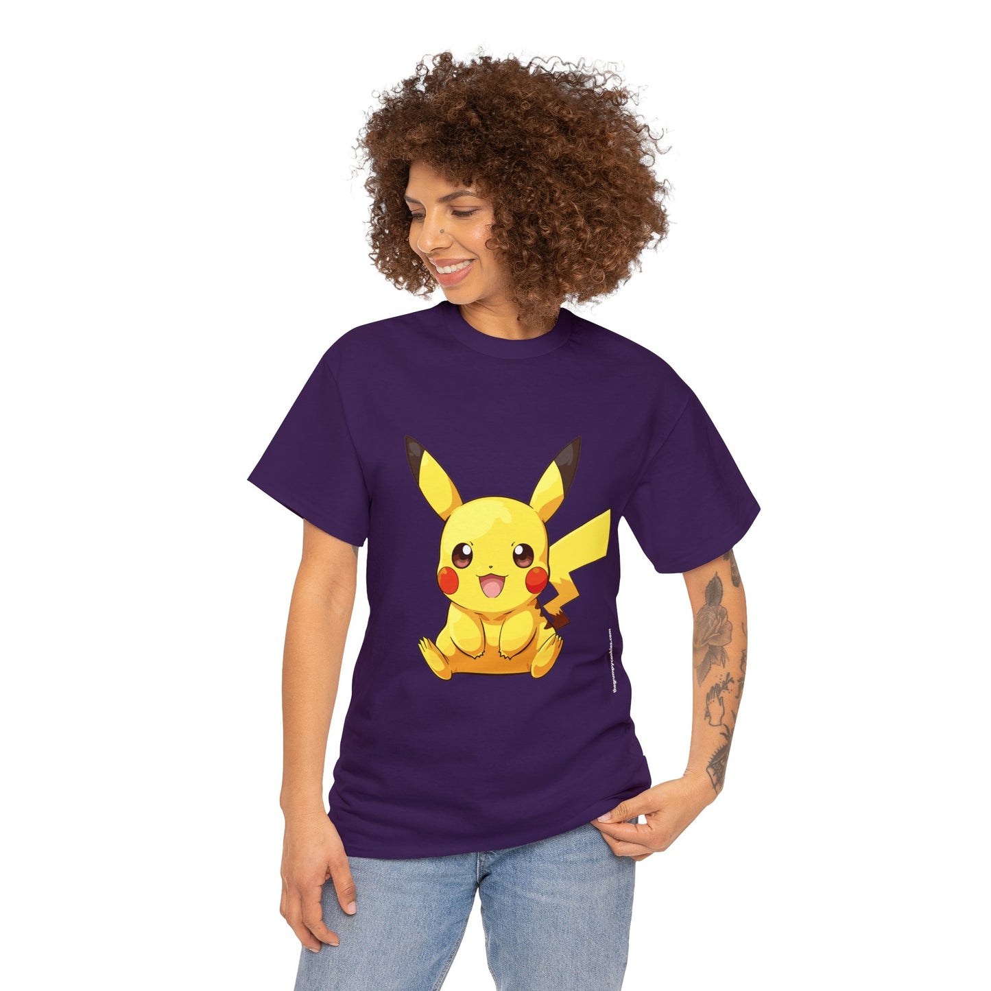 Pokemon - Pika P Unisex Heavy Cotton Tee