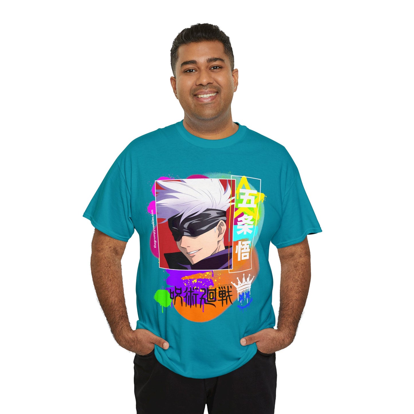 Jujutsu Kaisen - Gojo's Side Smile Unisex Heavy Cotton Tee