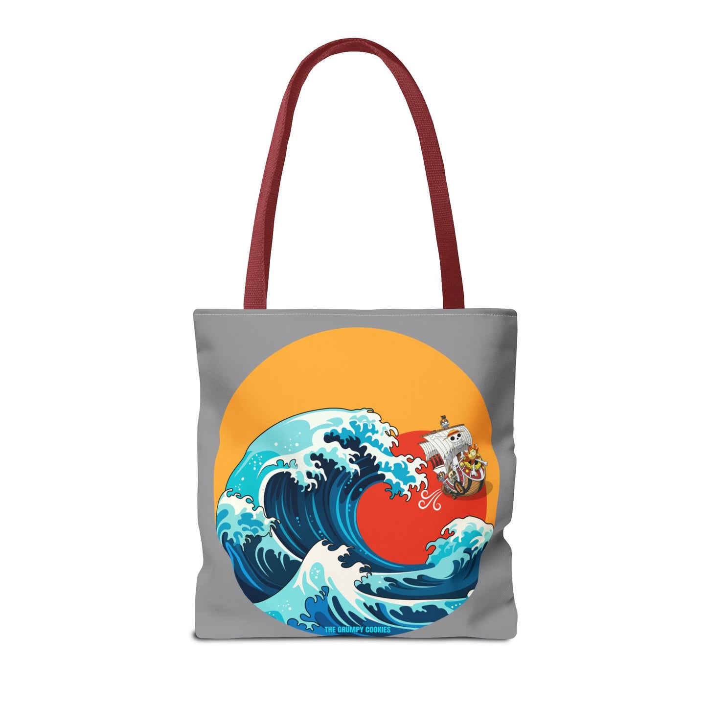 One Piece - Riding the Wave Grey Tote Bag