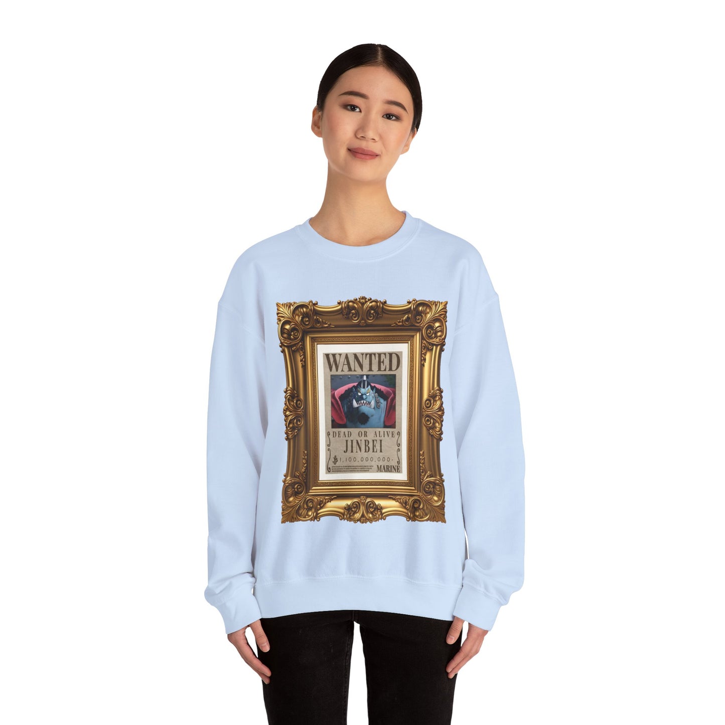 One Piece - Fine Art Jimbei Unisex Heavy Blend™ Crewneck Sweatshirt