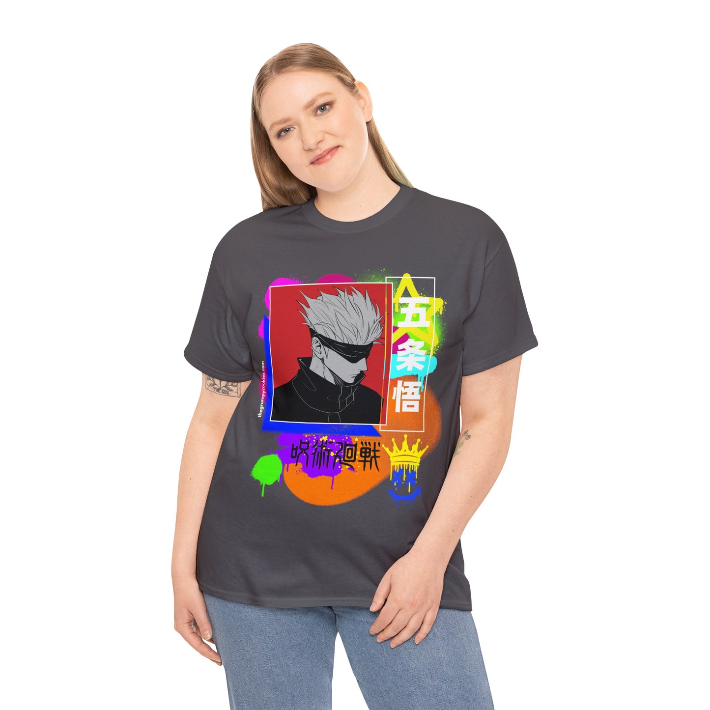 Jujutsu Kaisen - Emo Gojo Unisex Heavy Cotton Tee