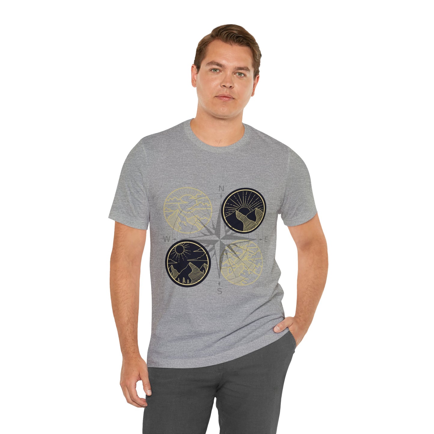 The Grumpy Cookies - Compass Short Sleeve Tee