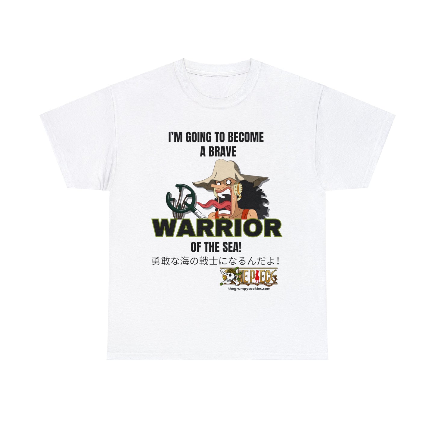 One Piece - Brave-ish Warrior of the Sea Unisex Heavy Cotton Tee