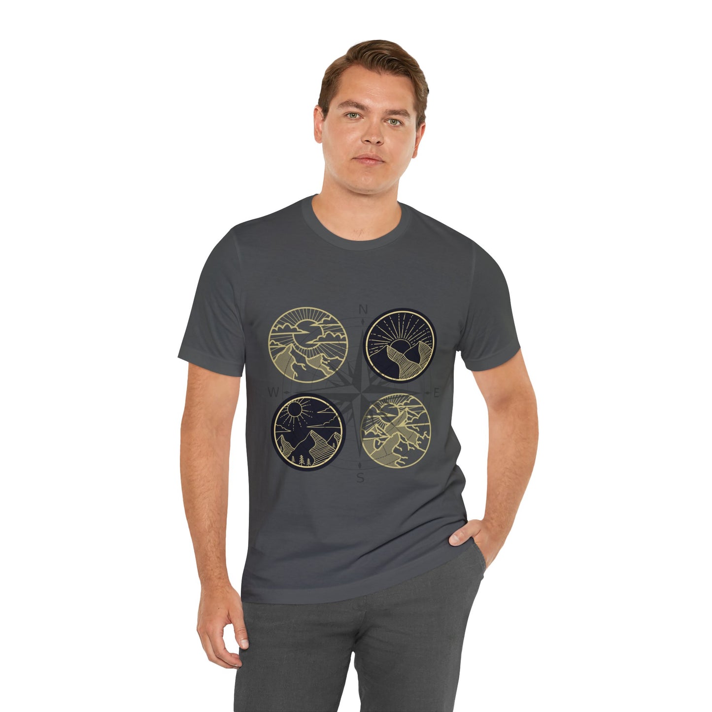 The Grumpy Cookies - Compass Short Sleeve Tee