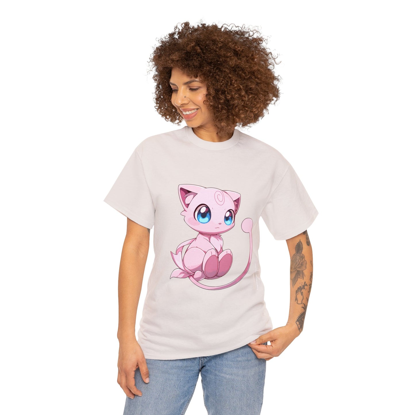 Pokemon - Mew Mew Unisex Heavy Cotton Tee